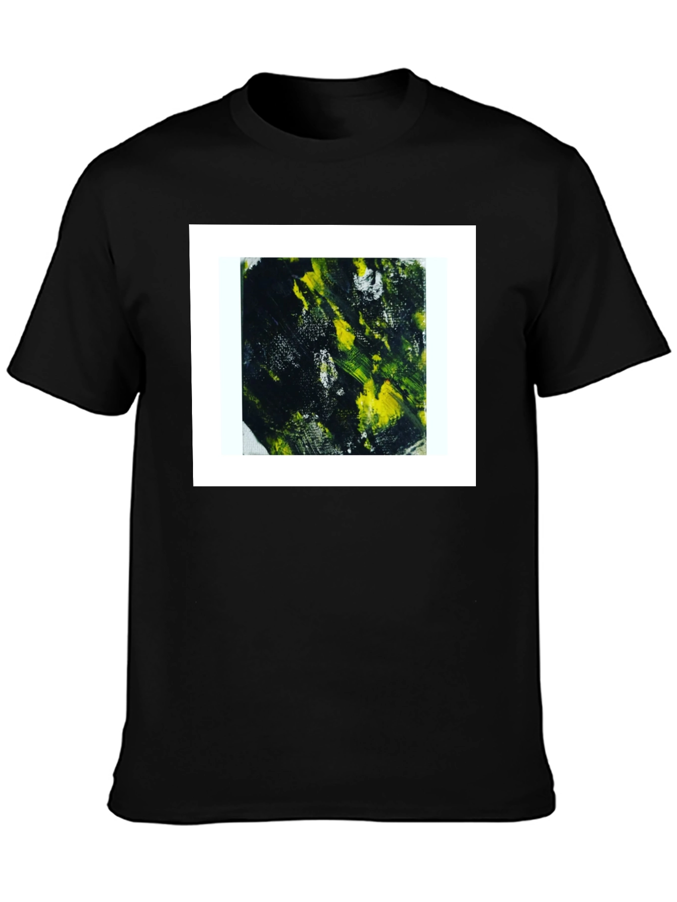 Abstract Art Print Black Tee