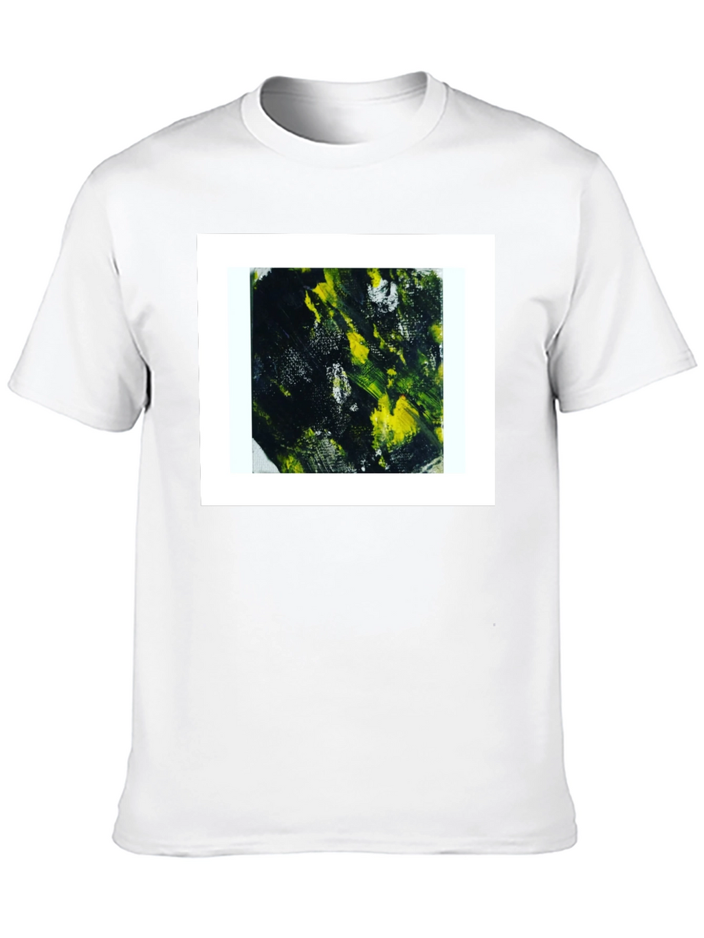 Abstract Art Print Black Tee