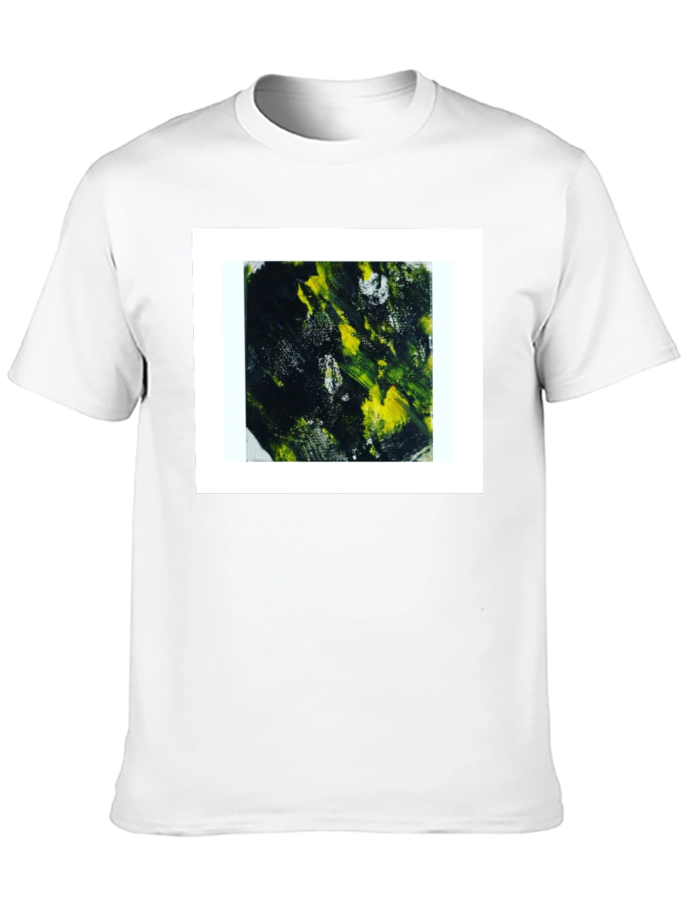 Abstract Art Print Black Tee