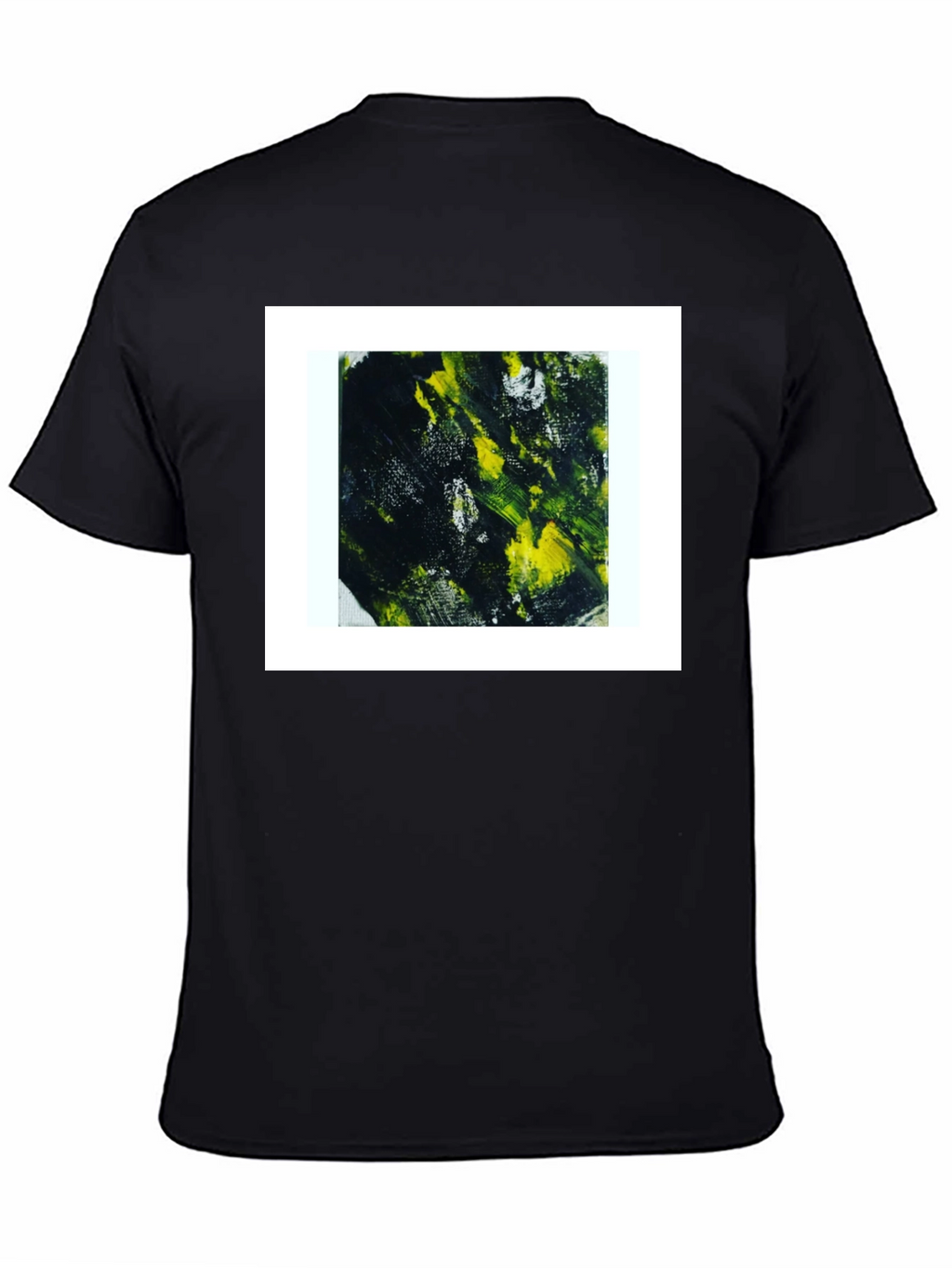 Abstract Art Print Black Tee