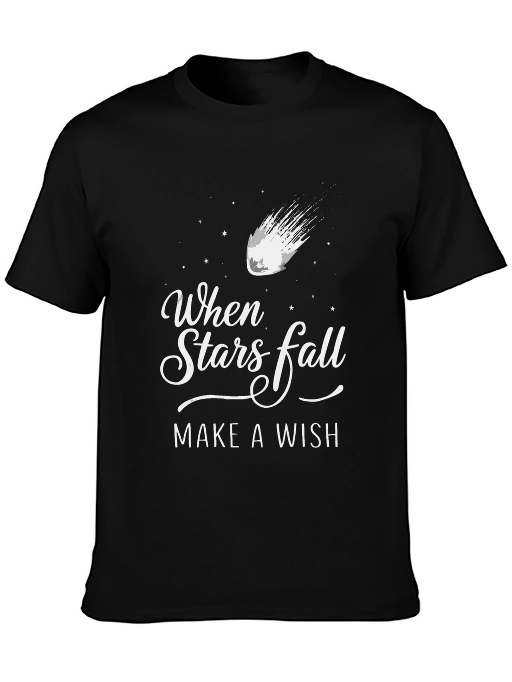 When Stars Fall Make A Wish T-Shirt