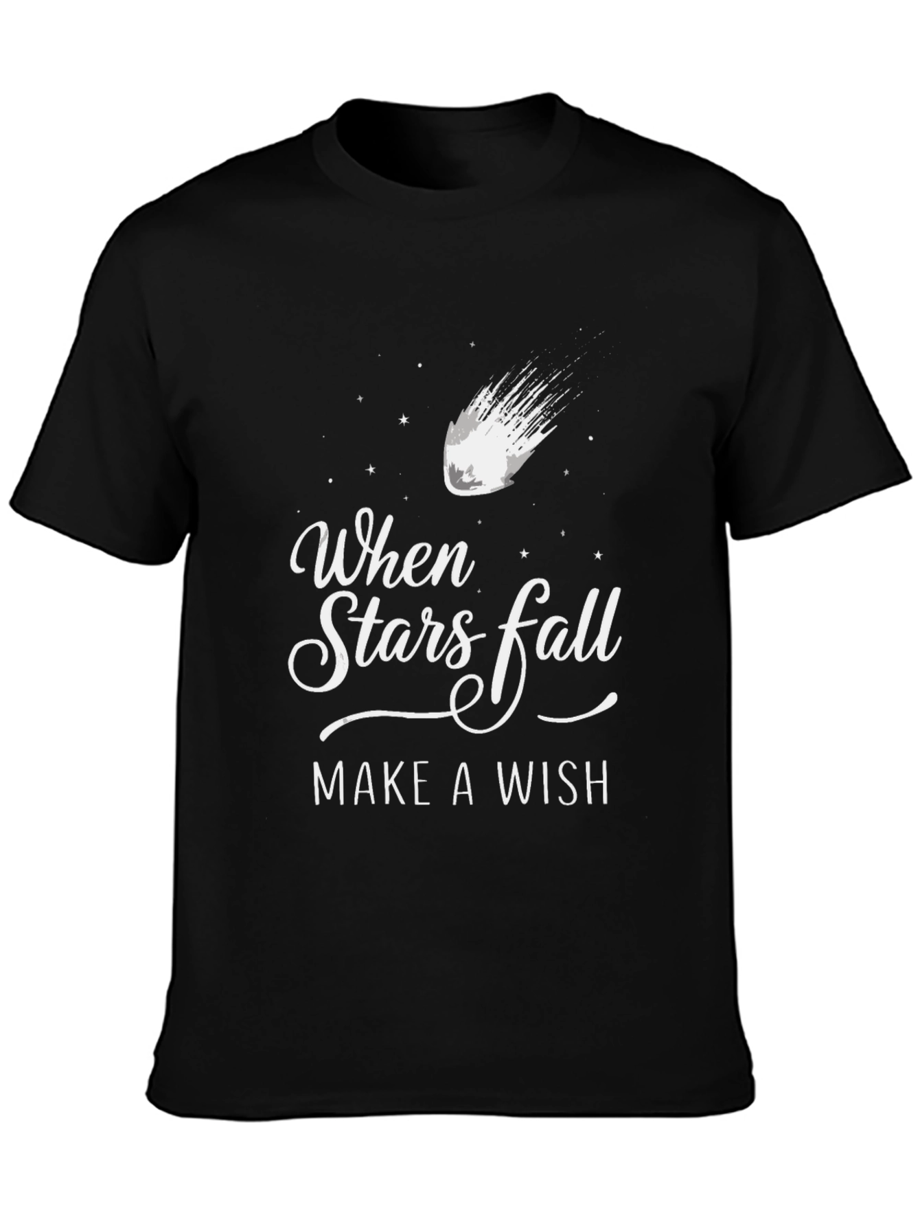 When Stars Fall Make A Wish T-Shirt
