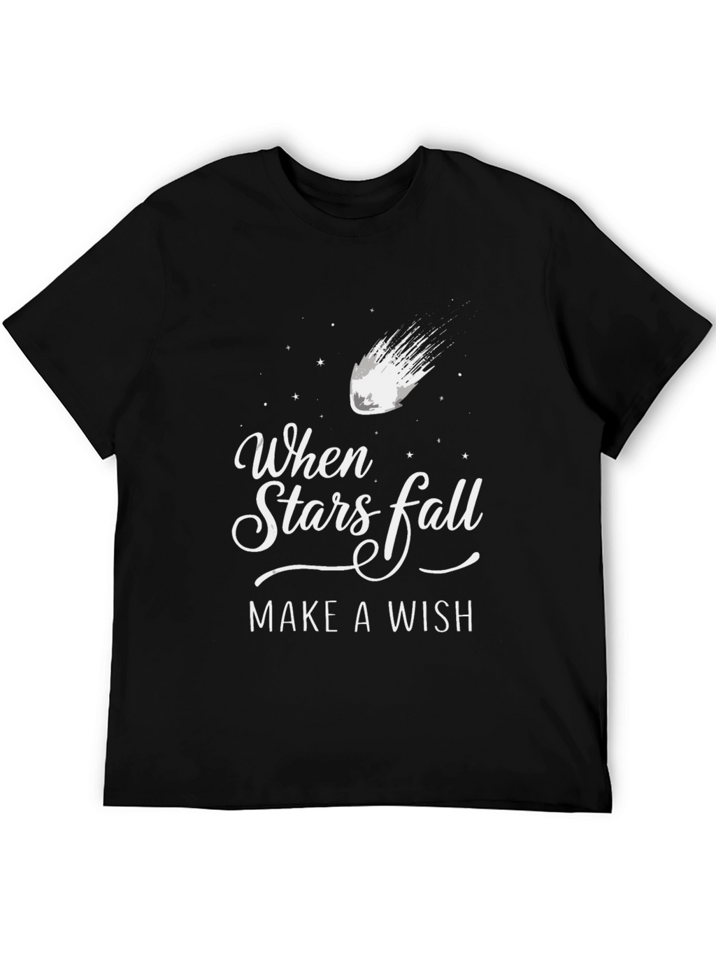 When Stars Fall Make A Wish T-Shirt