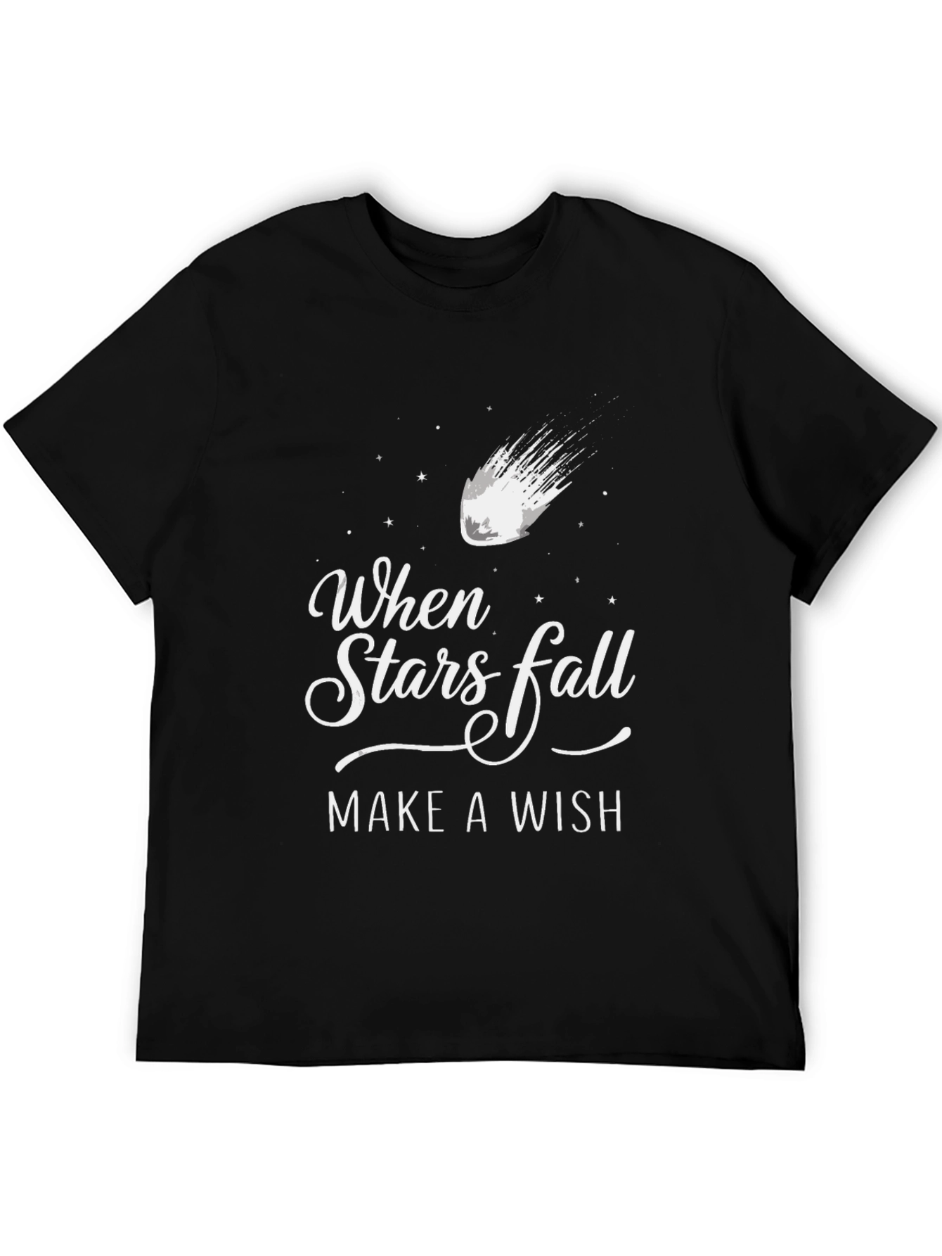 When Stars Fall Make A Wish T-Shirt