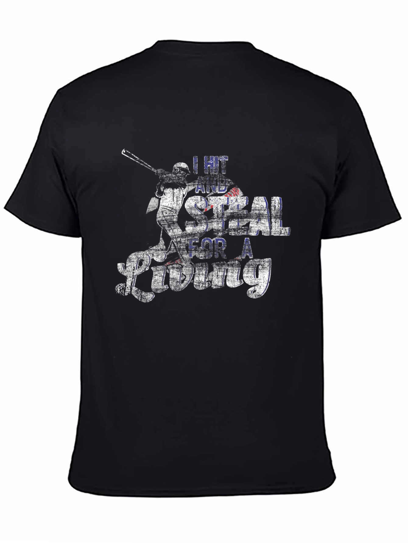 Baseball Fan T-Shirt: I Hit and Steal
