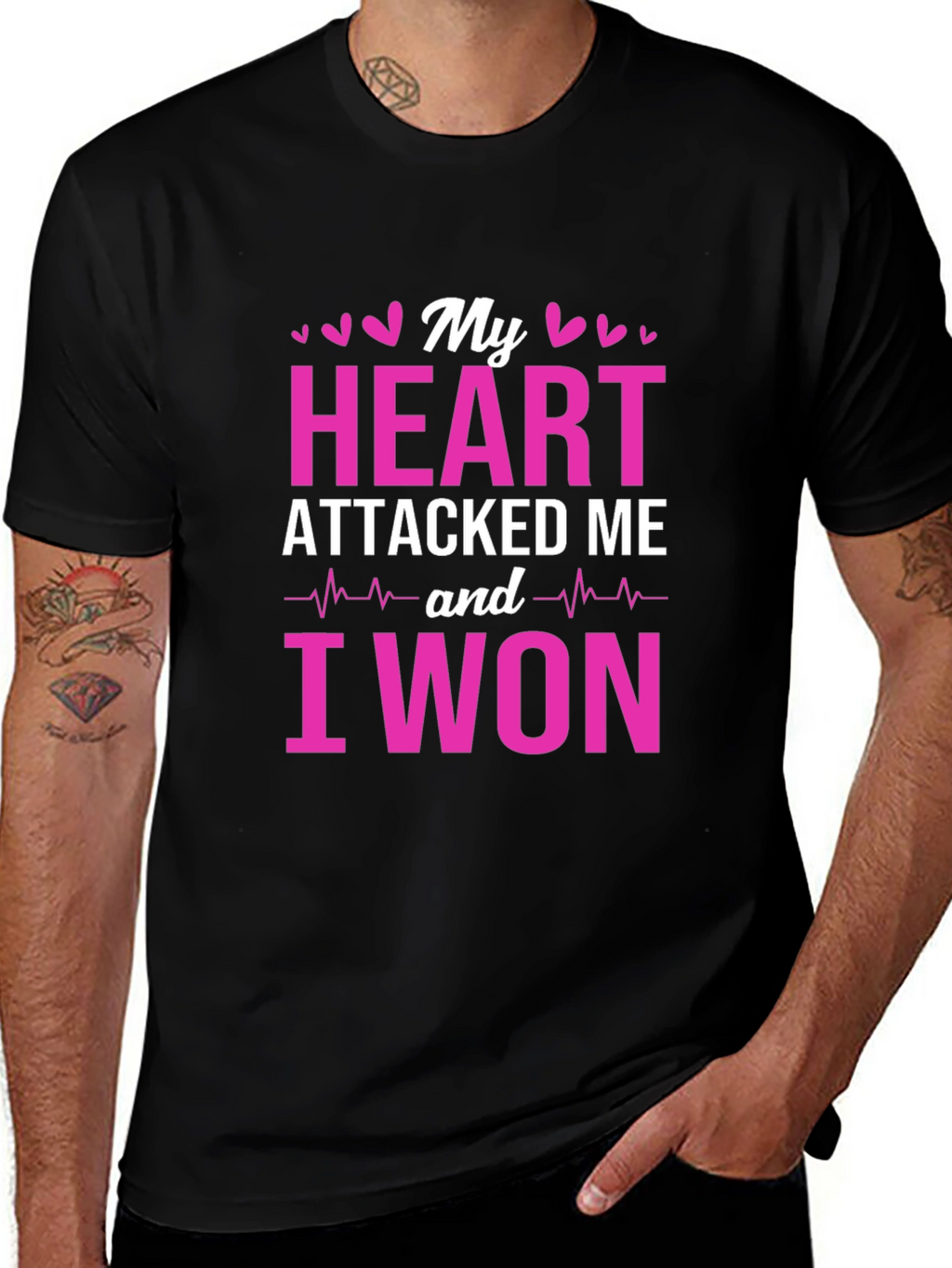Heart Attack Survivor T-Shirt - I Won