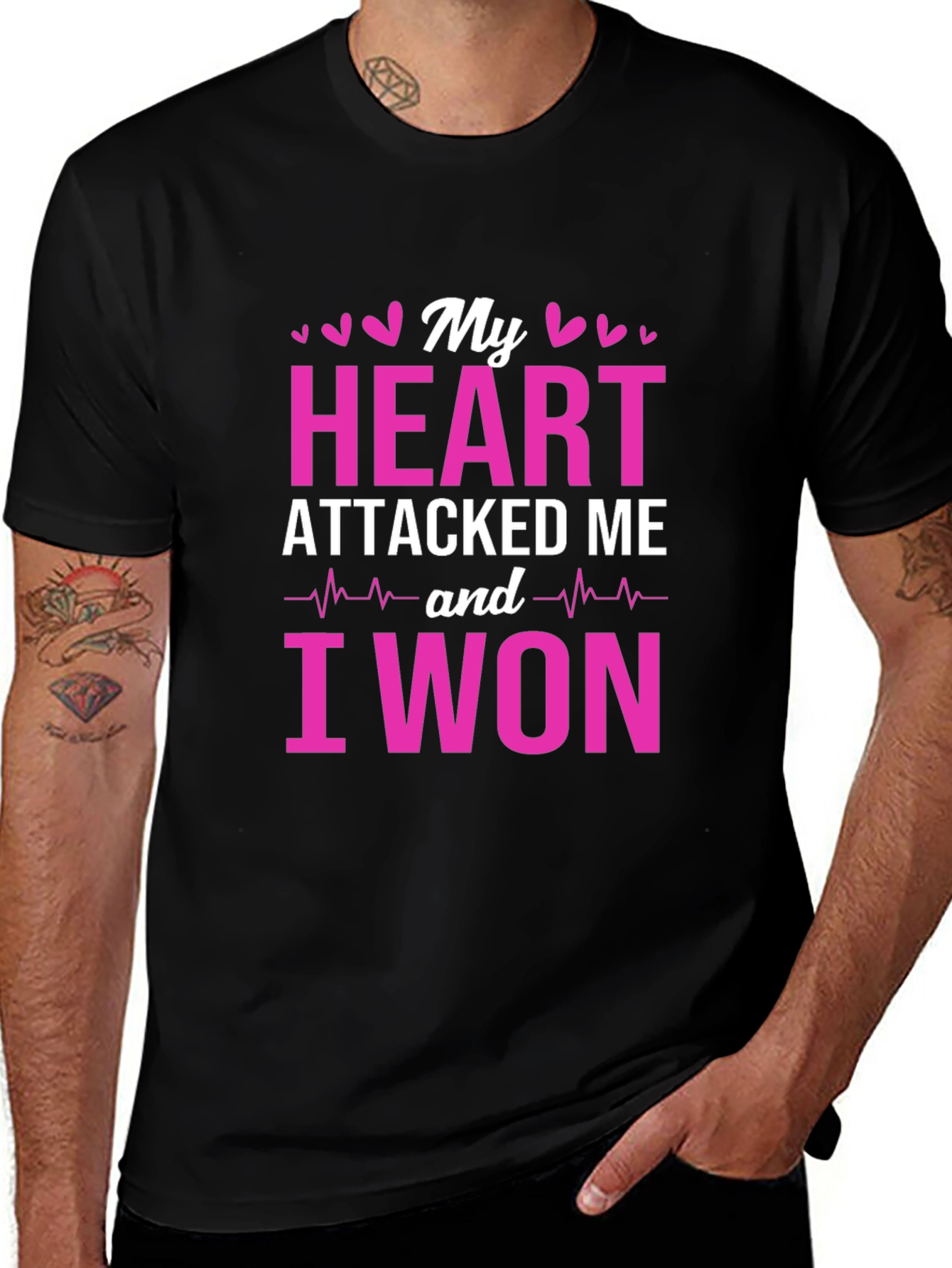Heart Attack Survivor T-Shirt - I Won