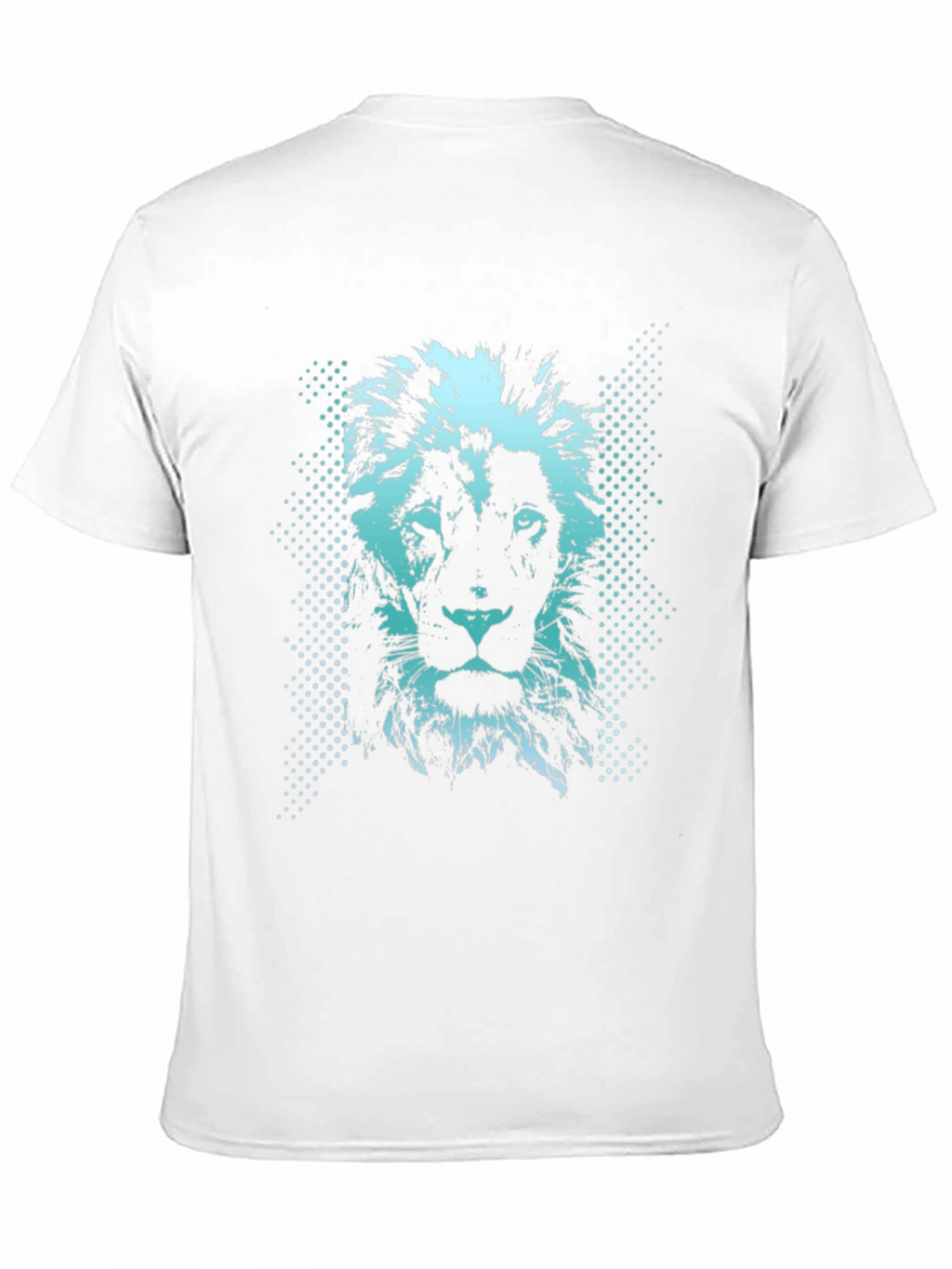 Lion Graphic Print Mens Black T-Shirt