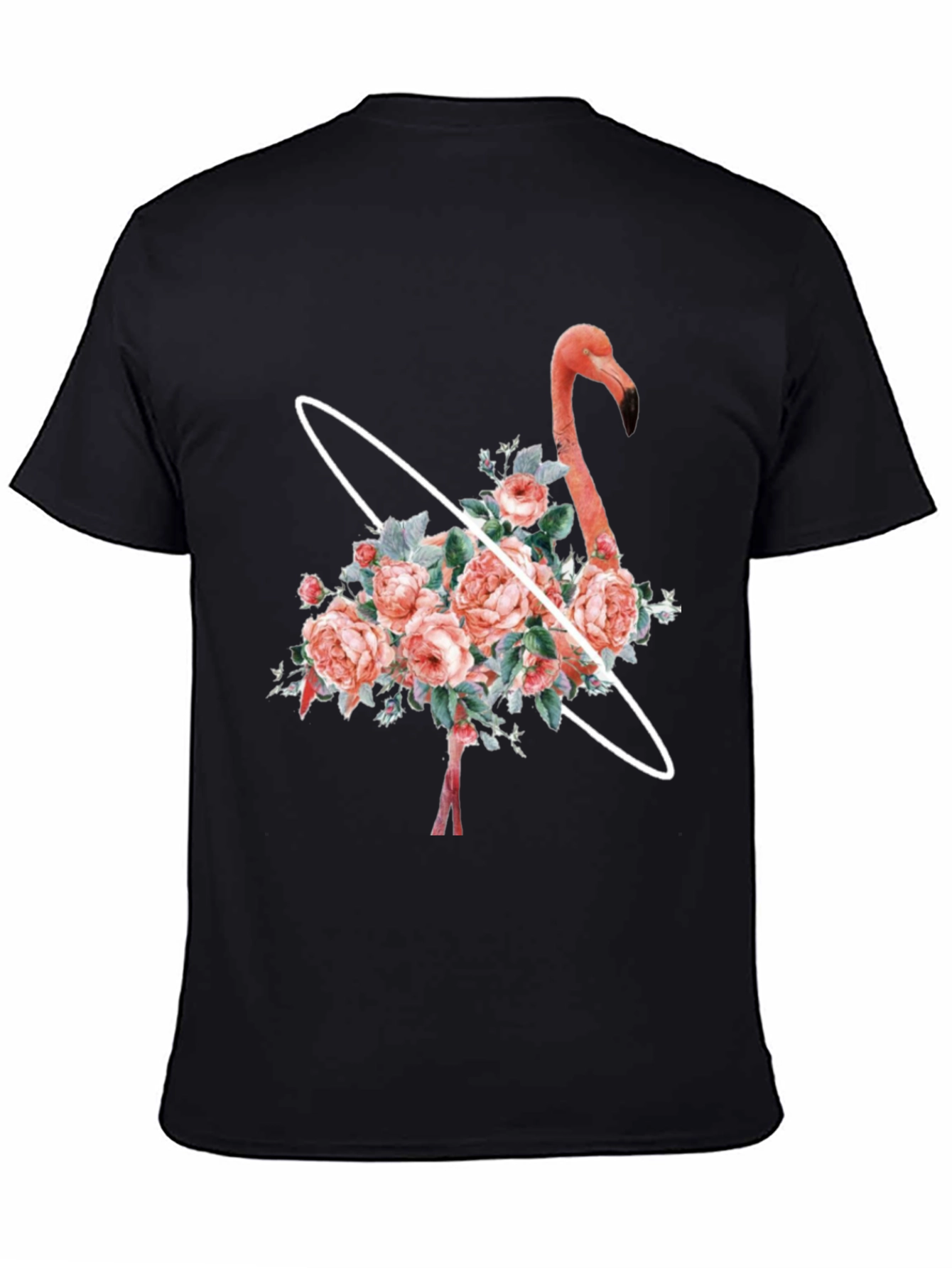 Floral Flamingo Graphic T-Shirt