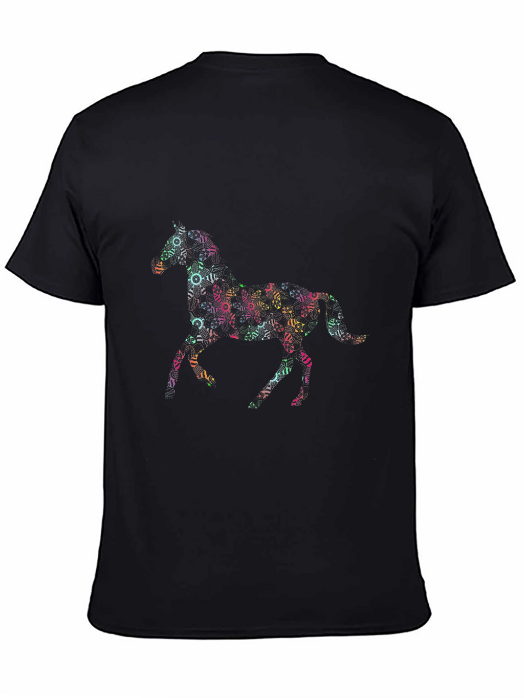 Horse Graphic Black T-Shirt