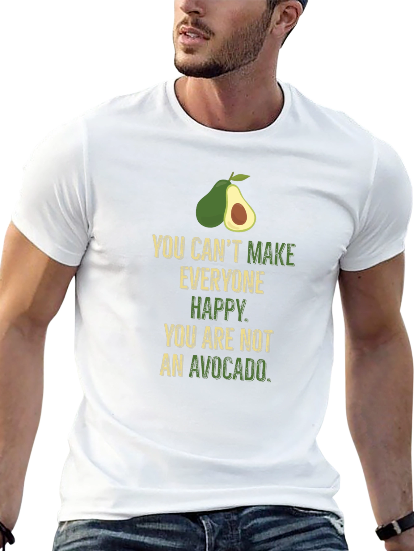 Avocado Humor T-Shirt - Cant Make Everyone Happy