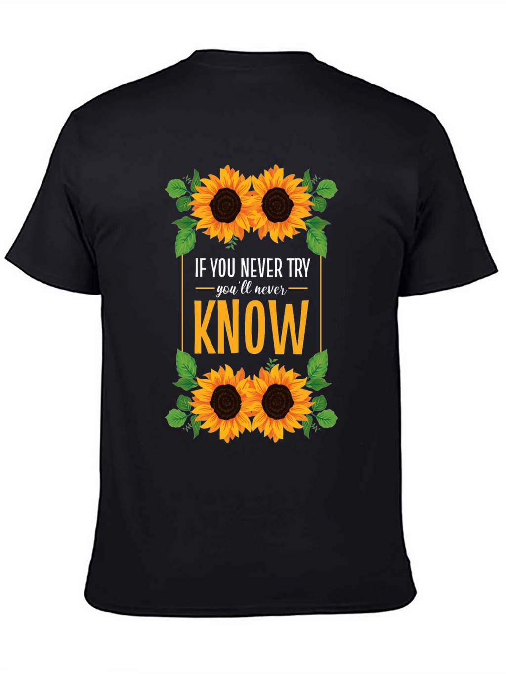 Sunflower Graphic T-Shirt - Never Know