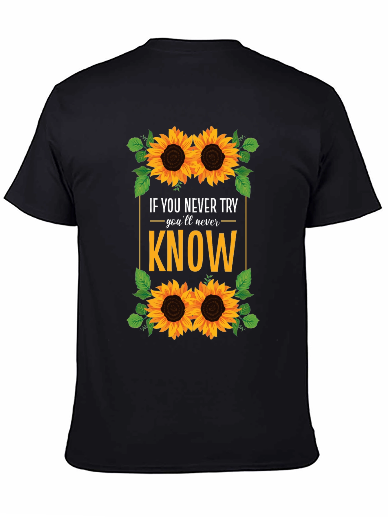 Sunflower Graphic T-Shirt - Never Know