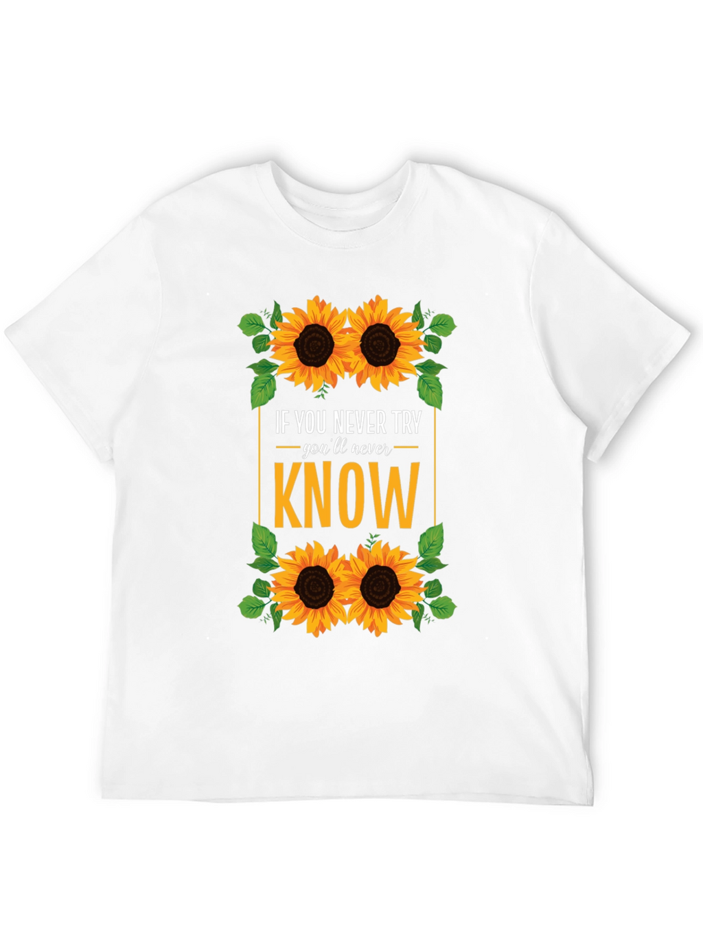 Sunflower Graphic T-Shirt - Never Know