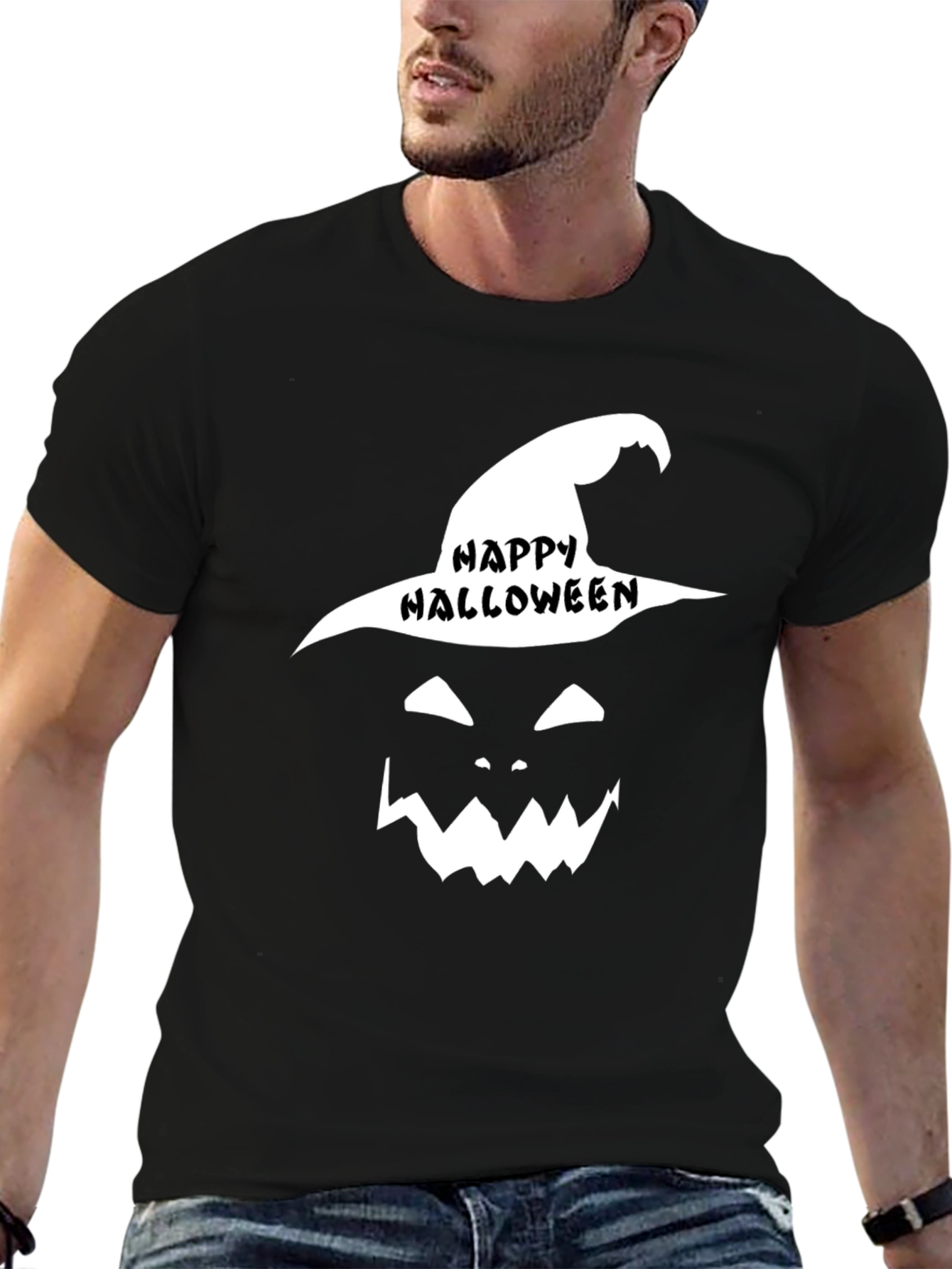 Happy Halloween Witch Face T-Shirt