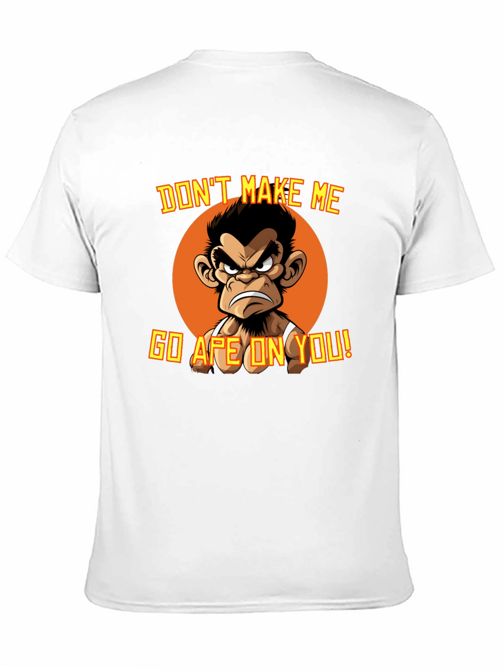 Angry Ape Graphic T-Shirt - Funny Novelty Tee