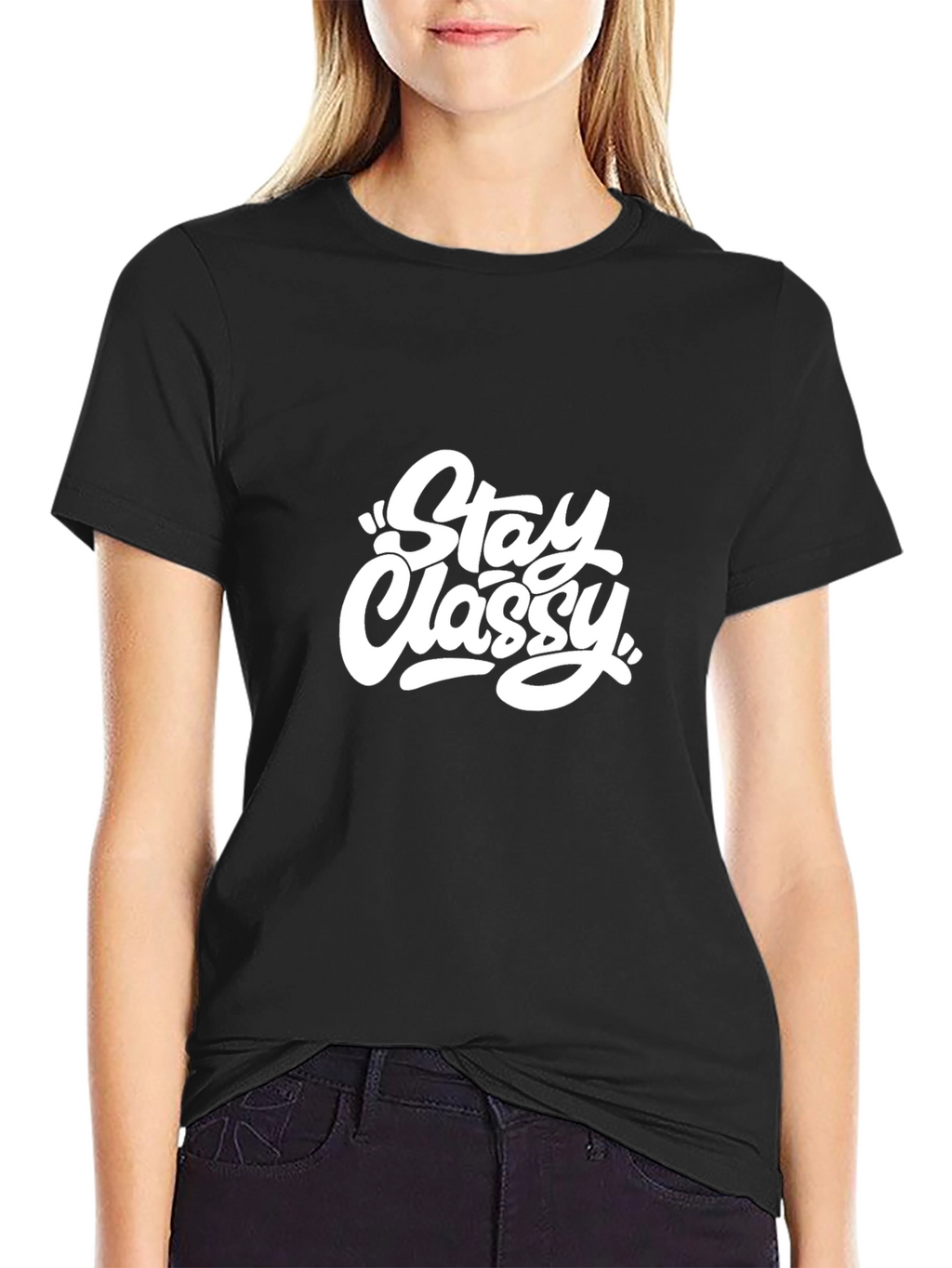 Stay Classy Graphic Tee - Modern Comfort
