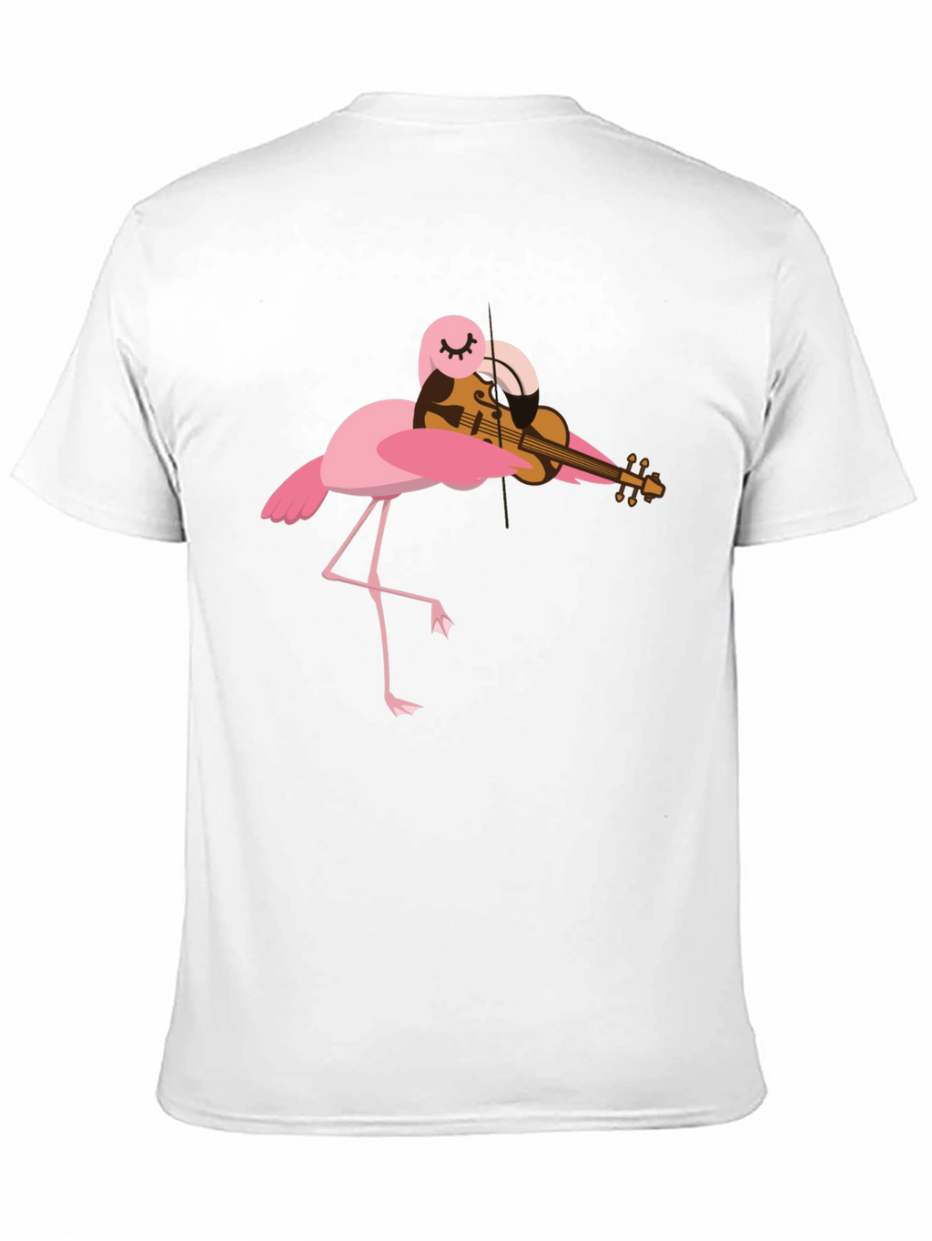 Flamingo Violinist Graphic Tee