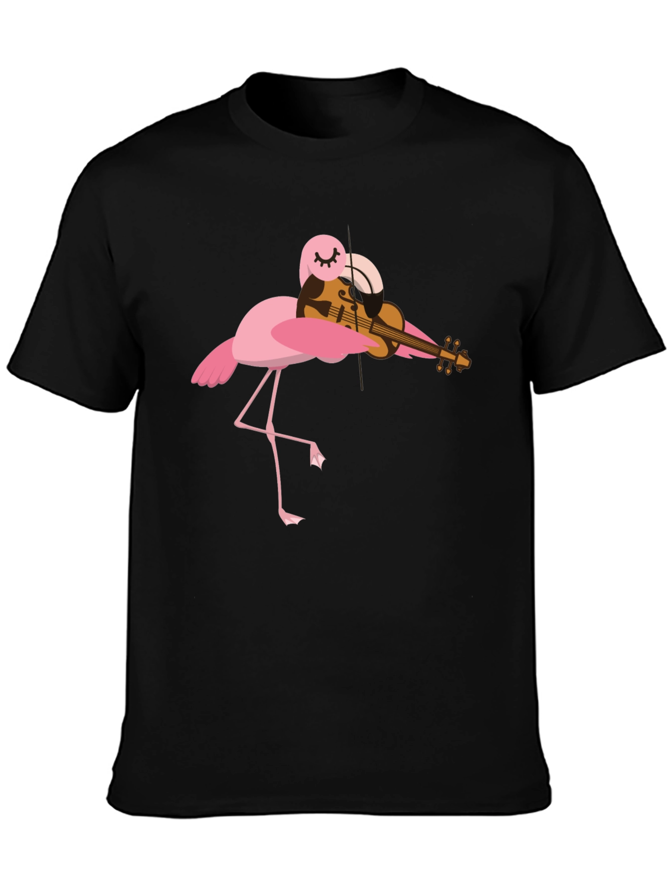 Flamingo Violinist Graphic Tee
