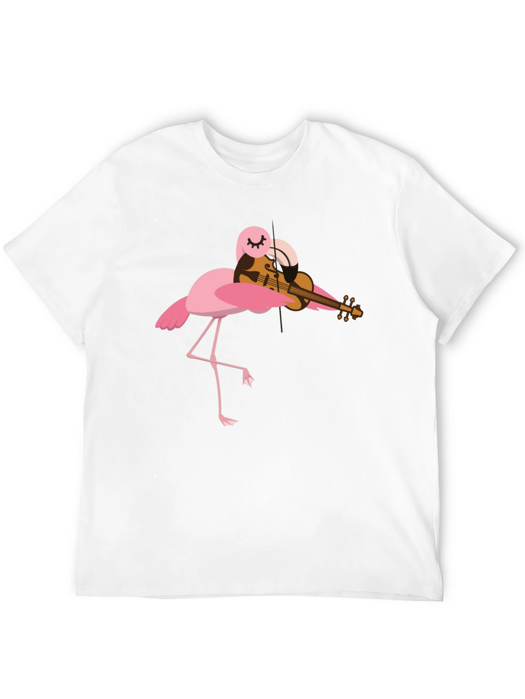 Flamingo Violinist Graphic Tee