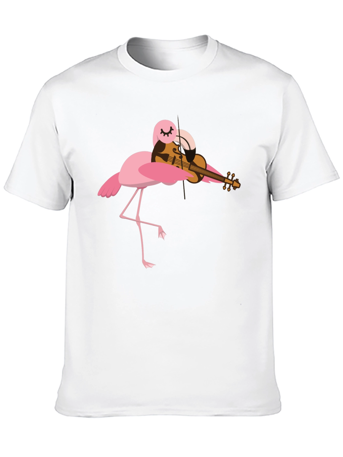 Flamingo Violinist Graphic Tee