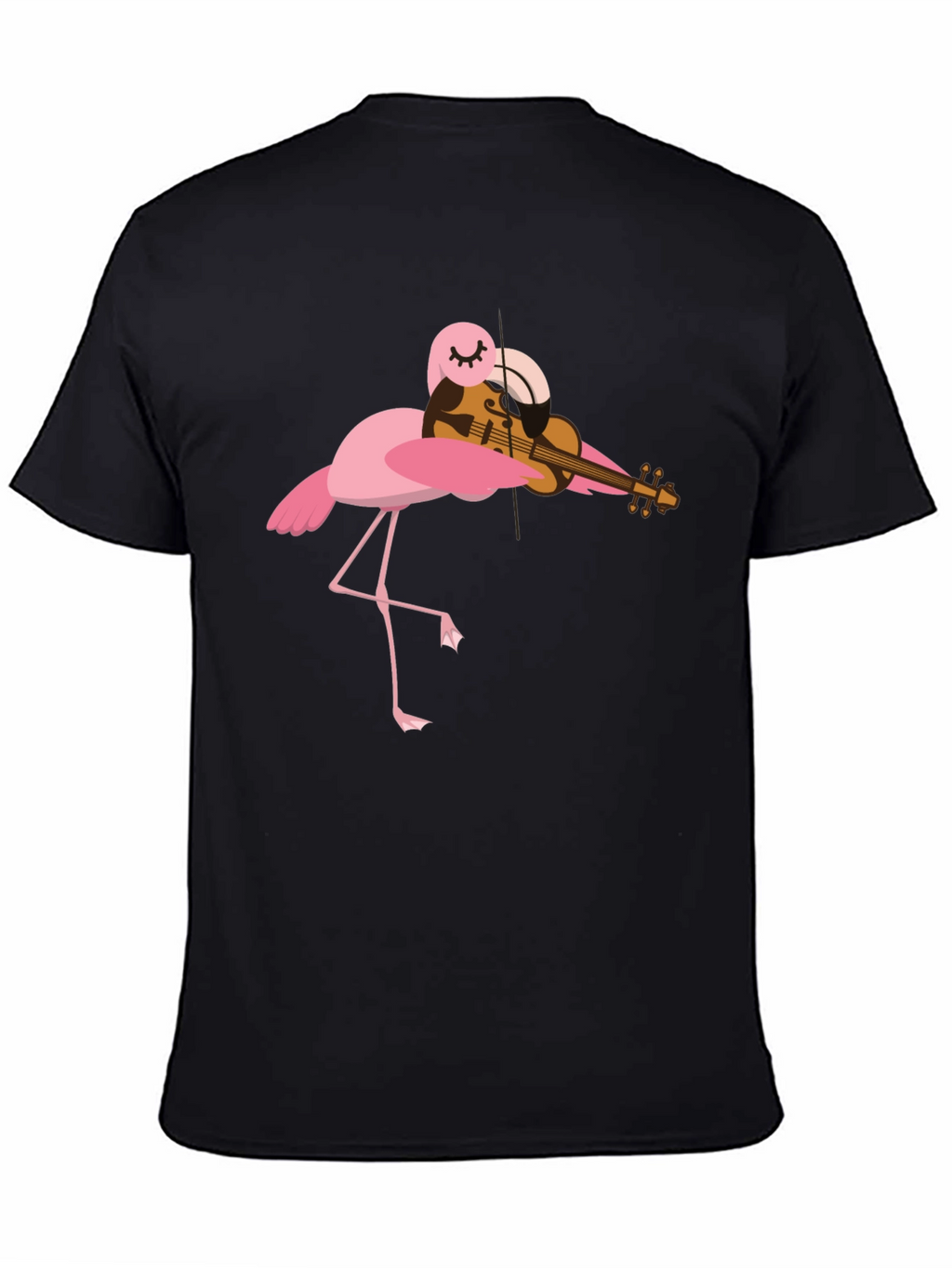 Flamingo Violinist Graphic Tee