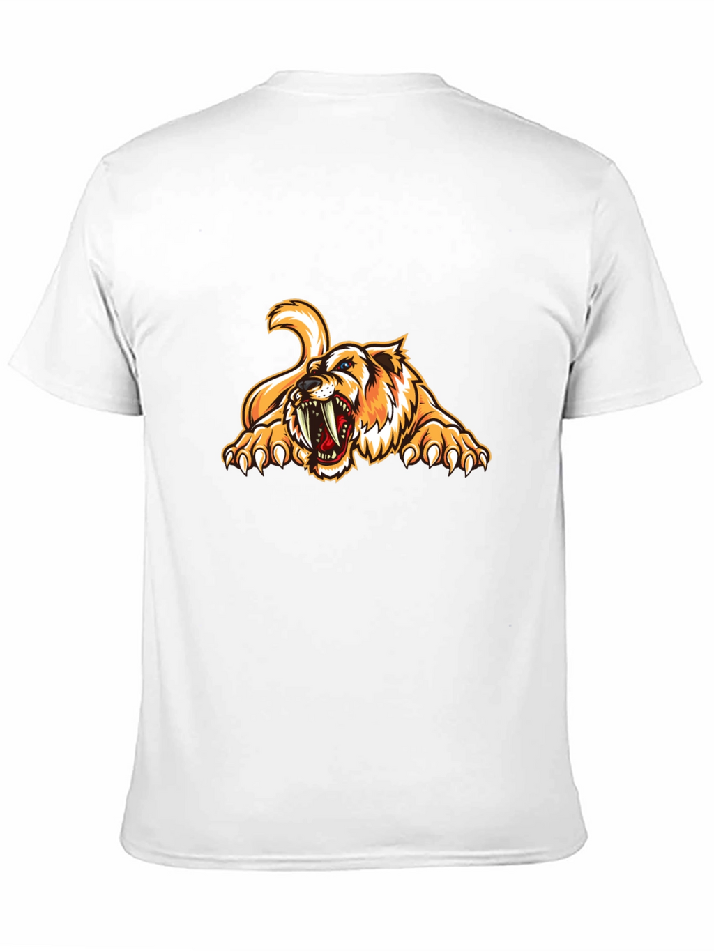 Roaring Saber-Tooth Tiger Graphic Tee
