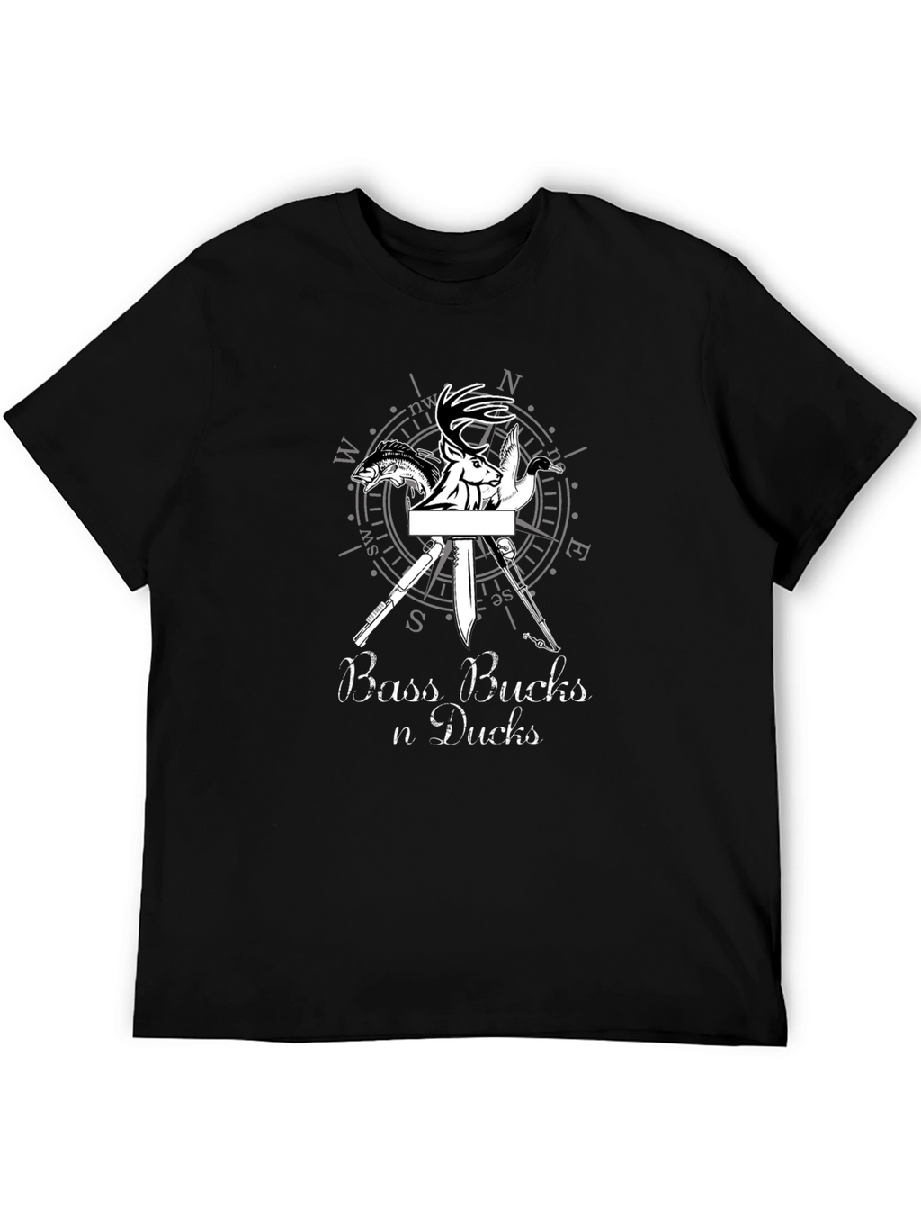 Bass Bucks and Ducks Graphic T-Shirt