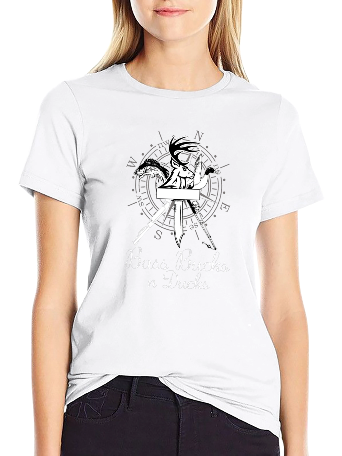 Bass Bucks and Ducks Graphic T-Shirt