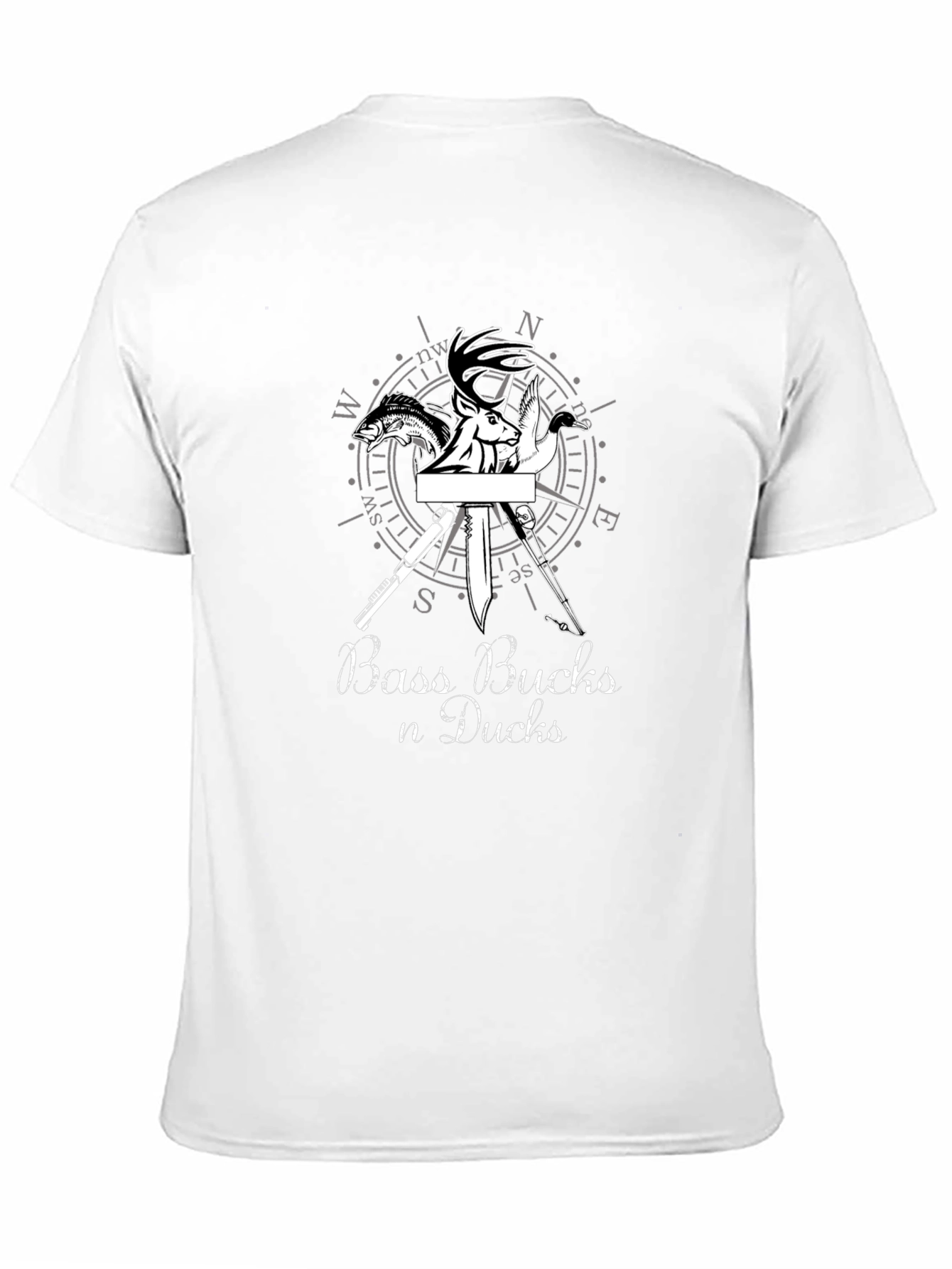 Bass Bucks and Ducks Graphic T-Shirt