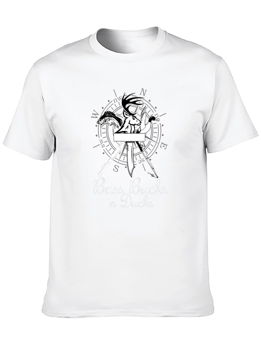 Bass Bucks and Ducks Graphic T-Shirt