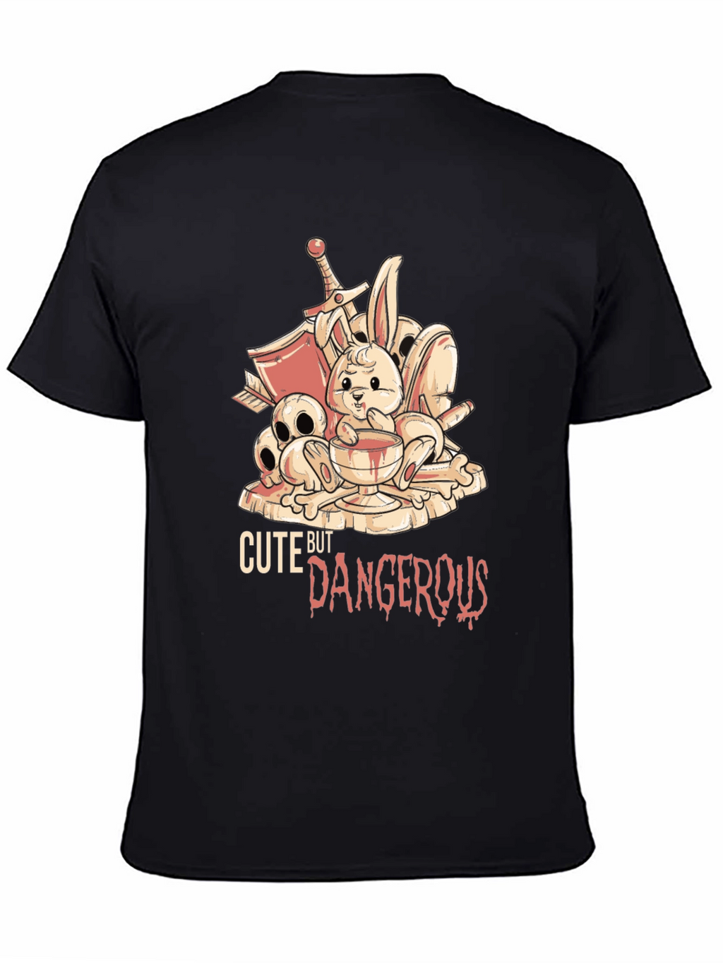 Cute But Dangerous Graphic T-Shirt