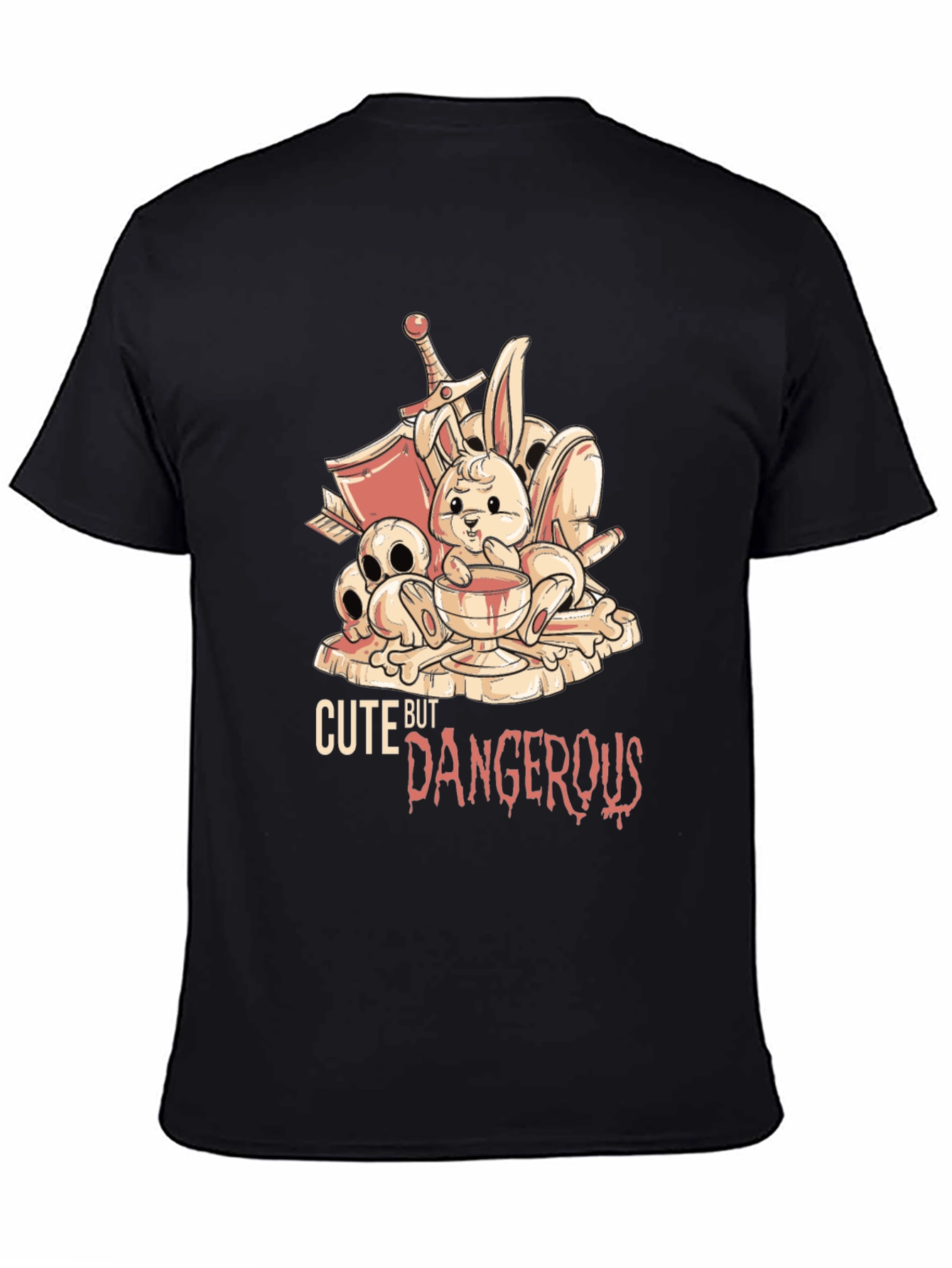 Cute But Dangerous Graphic T-Shirt