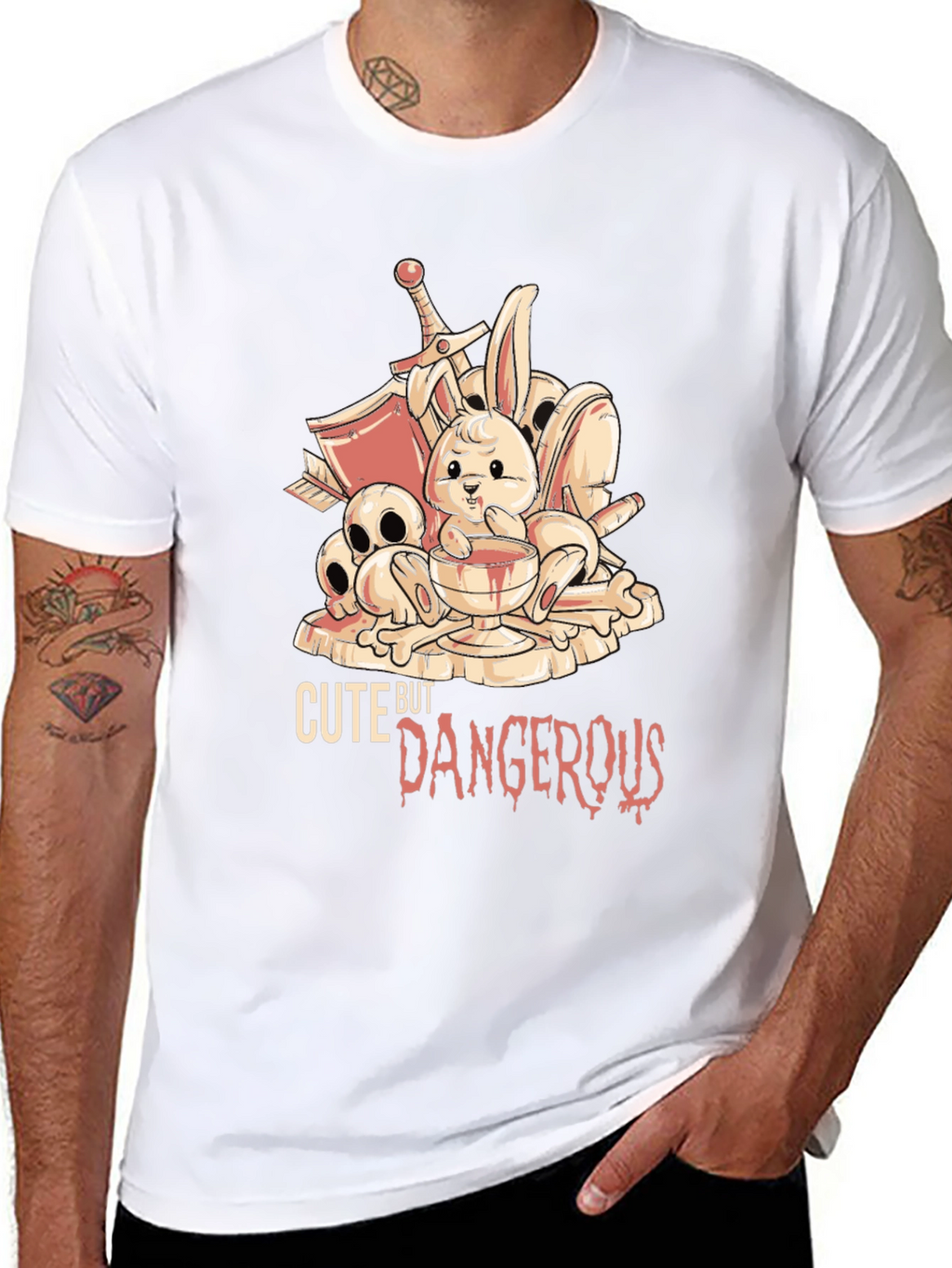 Cute But Dangerous Graphic T-Shirt