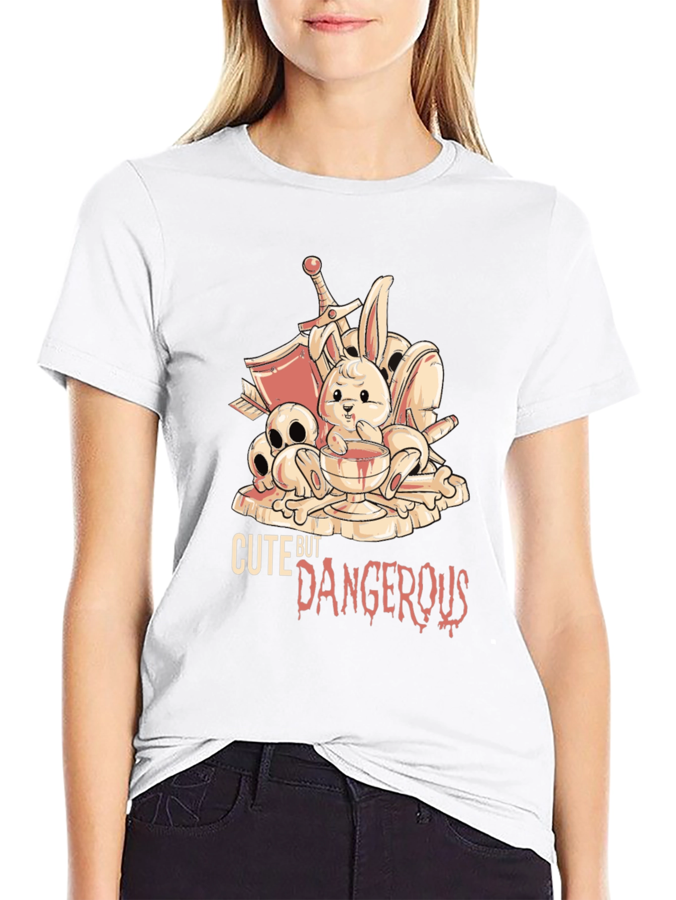 Cute But Dangerous Graphic T-Shirt