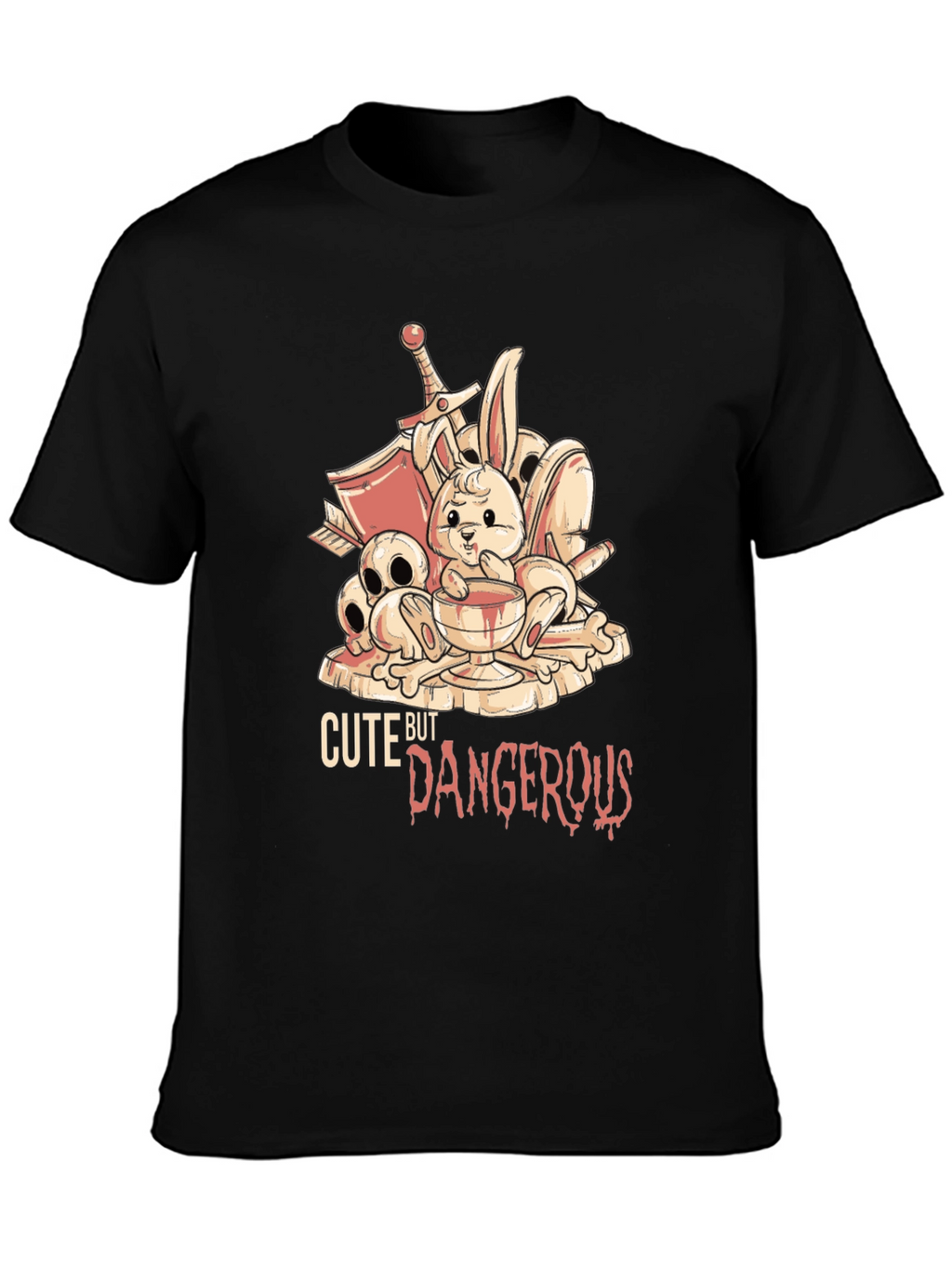 Cute But Dangerous Graphic T-Shirt