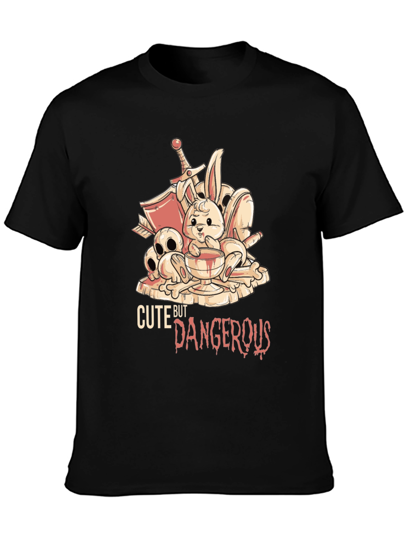 Cute But Dangerous Graphic T-Shirt