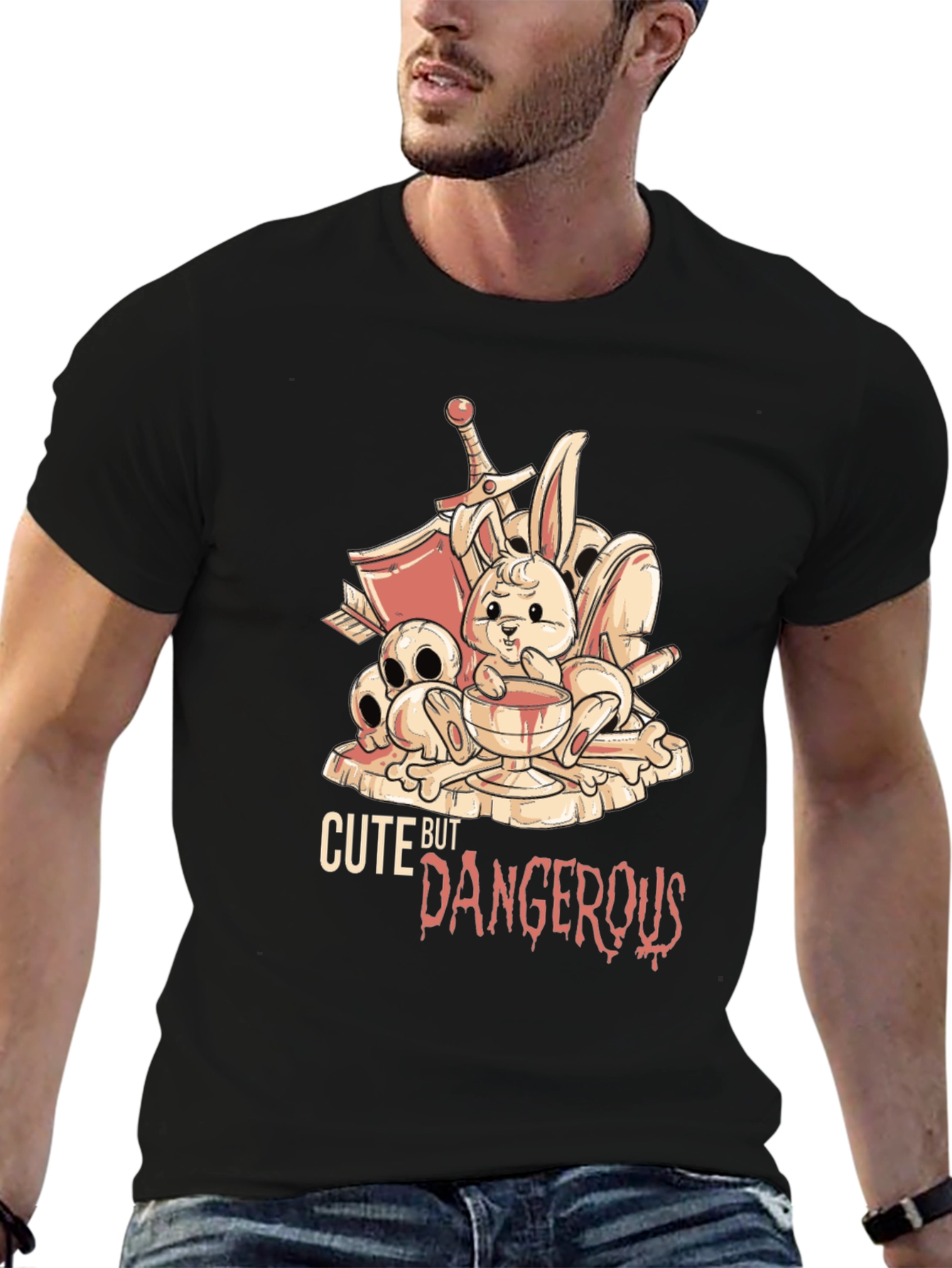 Cute But Dangerous Graphic T-Shirt