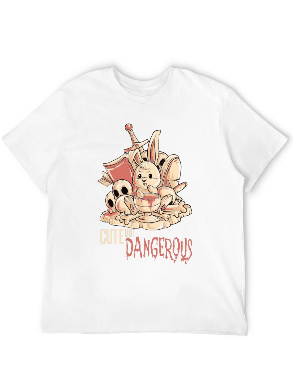 Cute But Dangerous Graphic T-Shirt