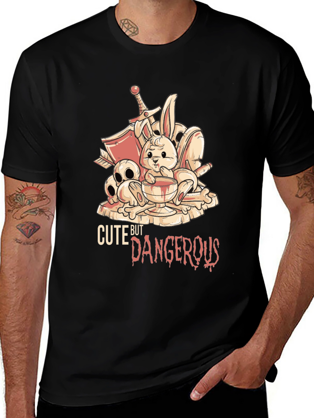 Cute But Dangerous Graphic T-Shirt