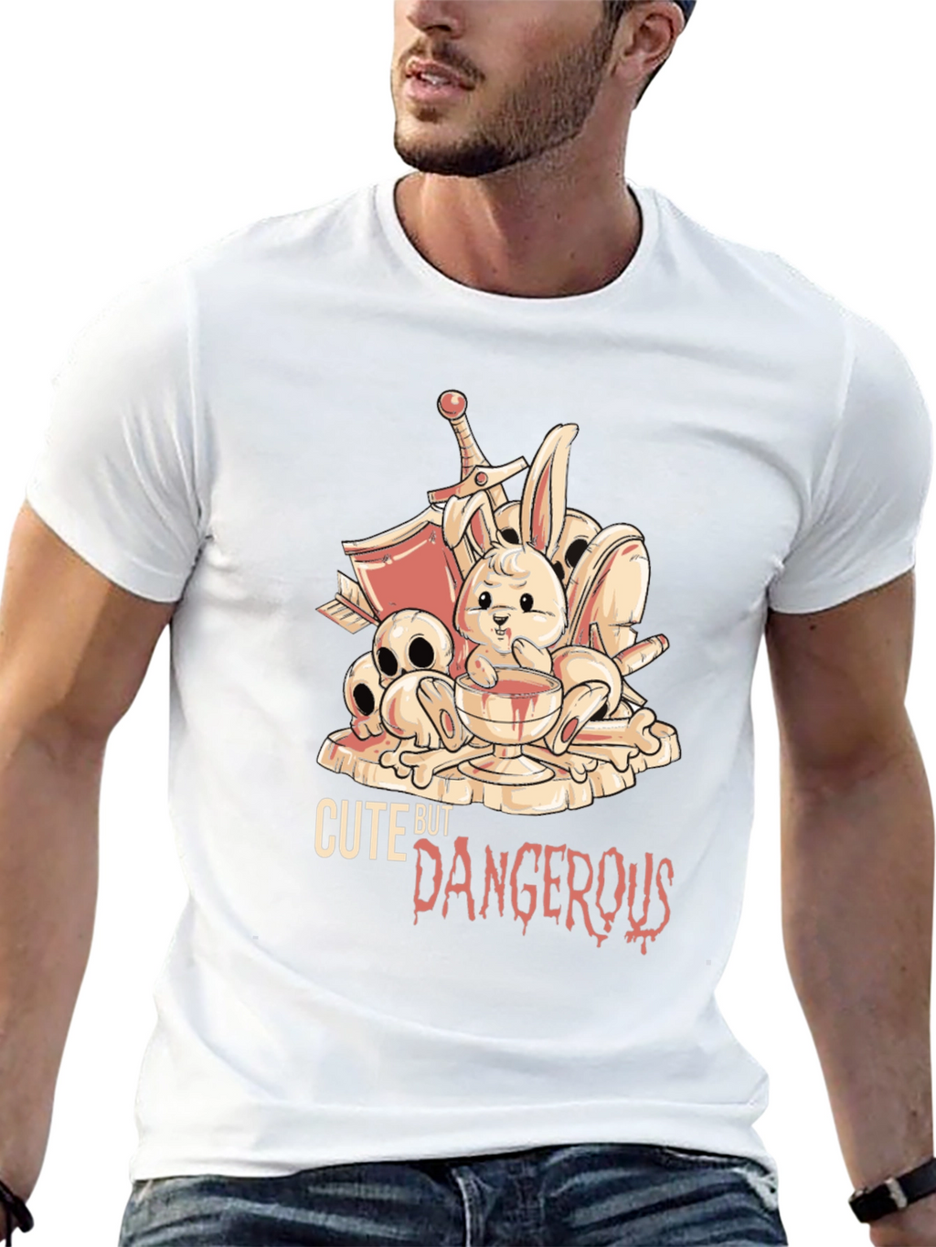Cute But Dangerous Graphic T-Shirt