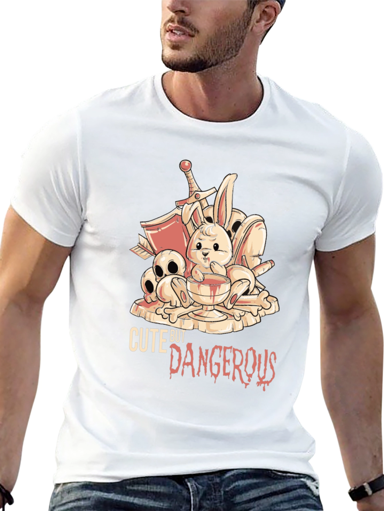 Cute But Dangerous Graphic T-Shirt