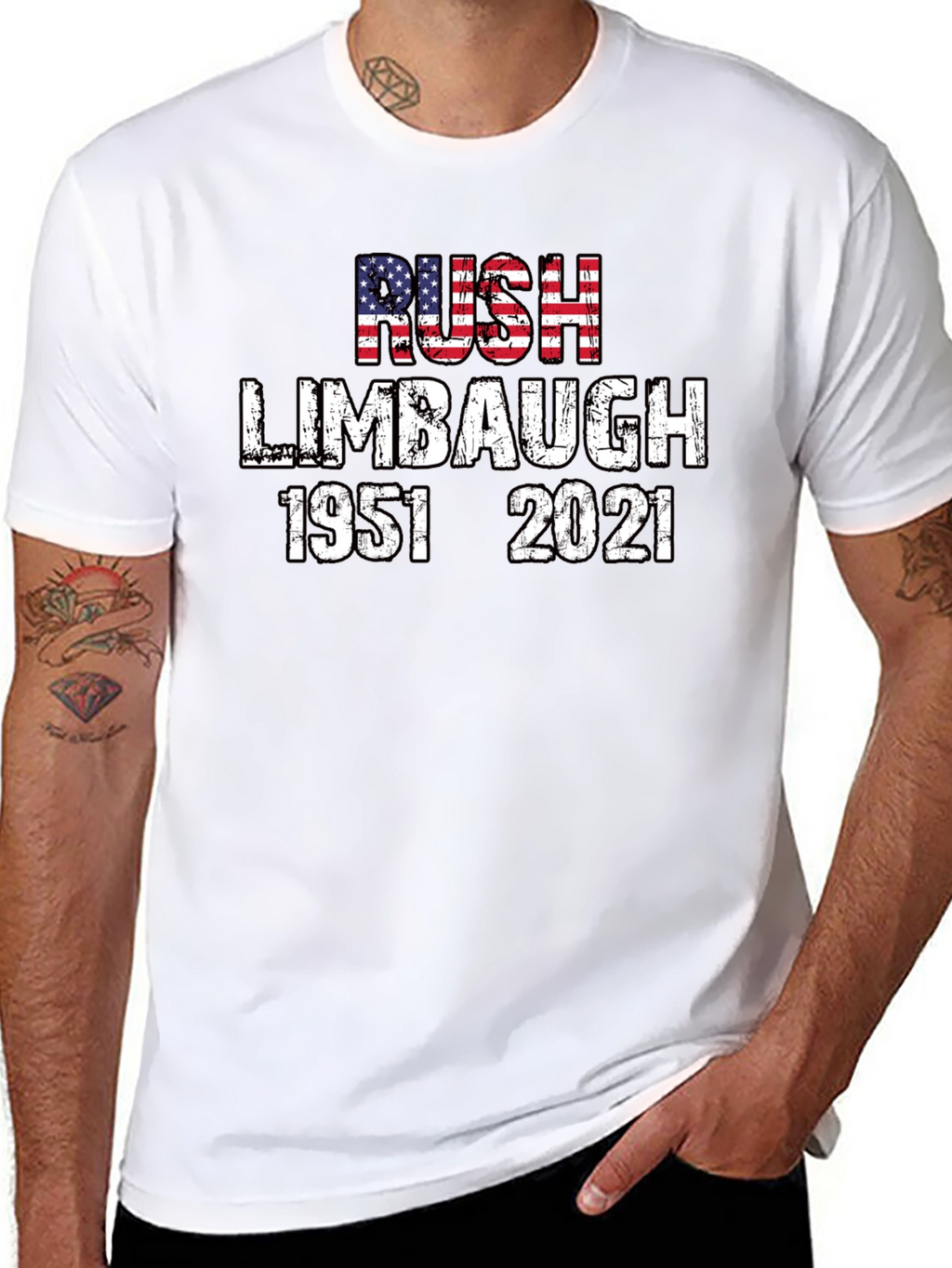 Rush Limbaugh Memorial T-Shirt 1951-2021