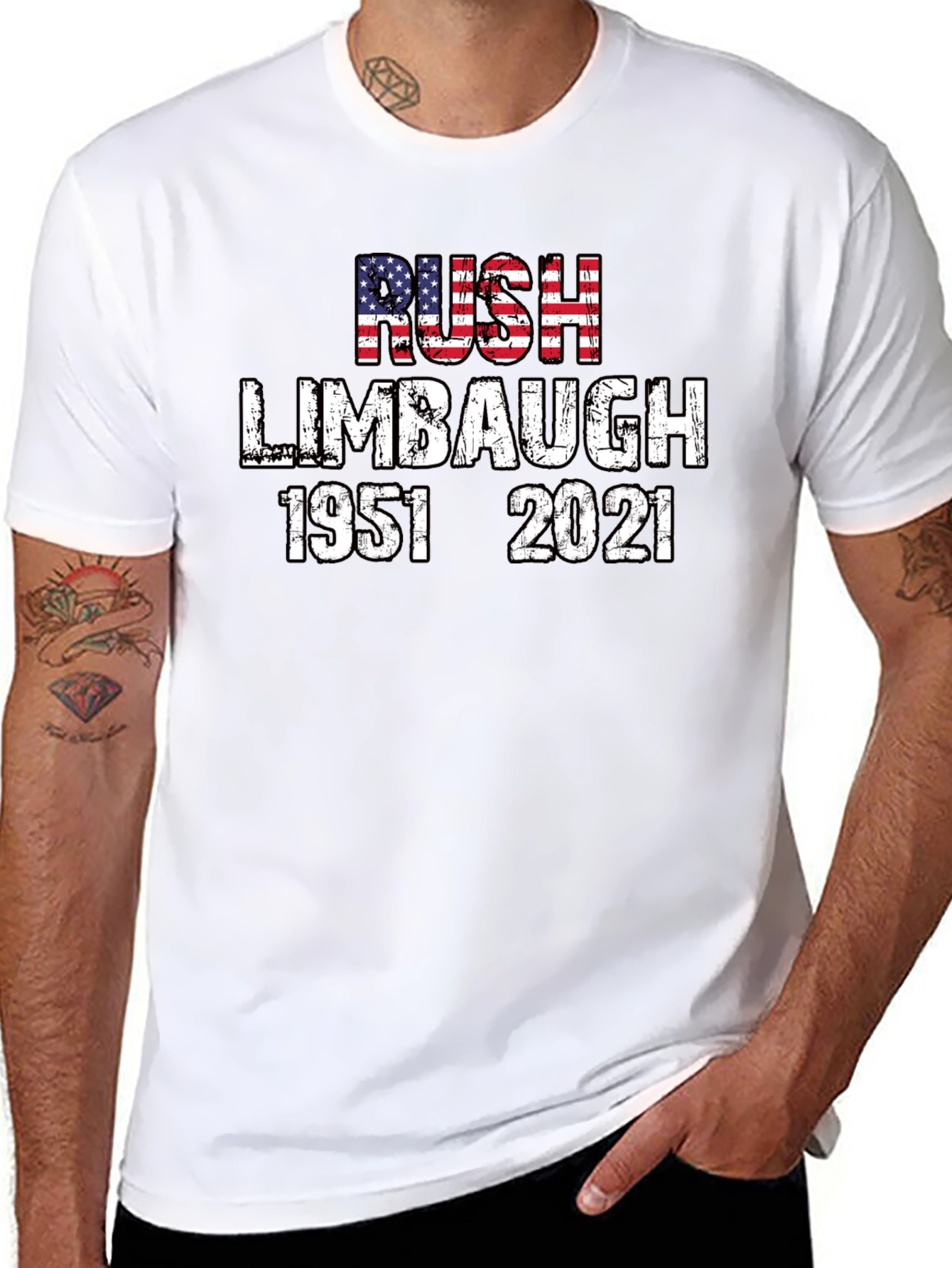 Rush Limbaugh Memorial T-Shirt 1951-2021