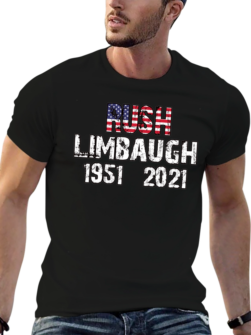 Rush Limbaugh Memorial T-Shirt 1951-2021