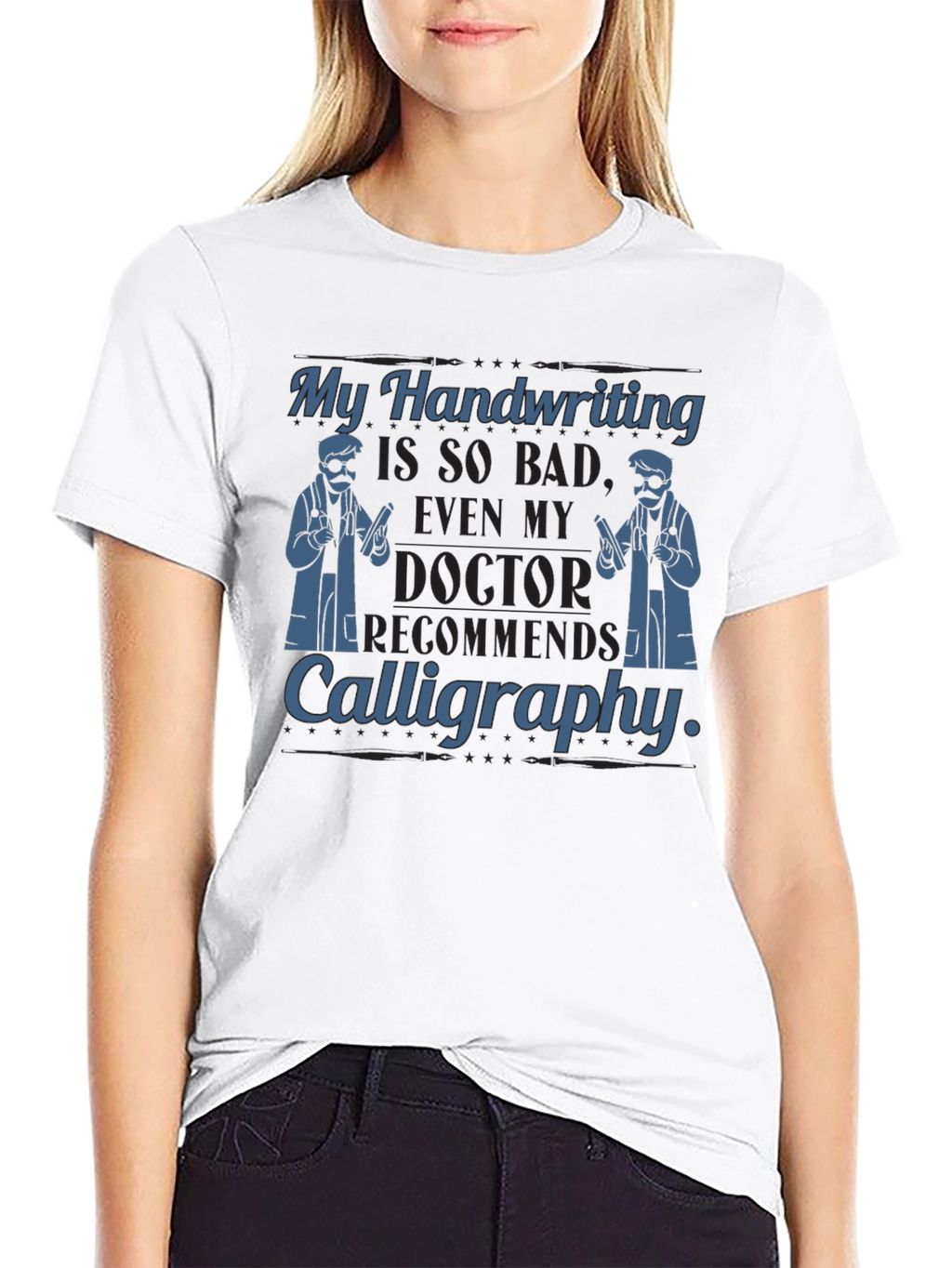 Humorous Handwriting Doctor T-Shirt