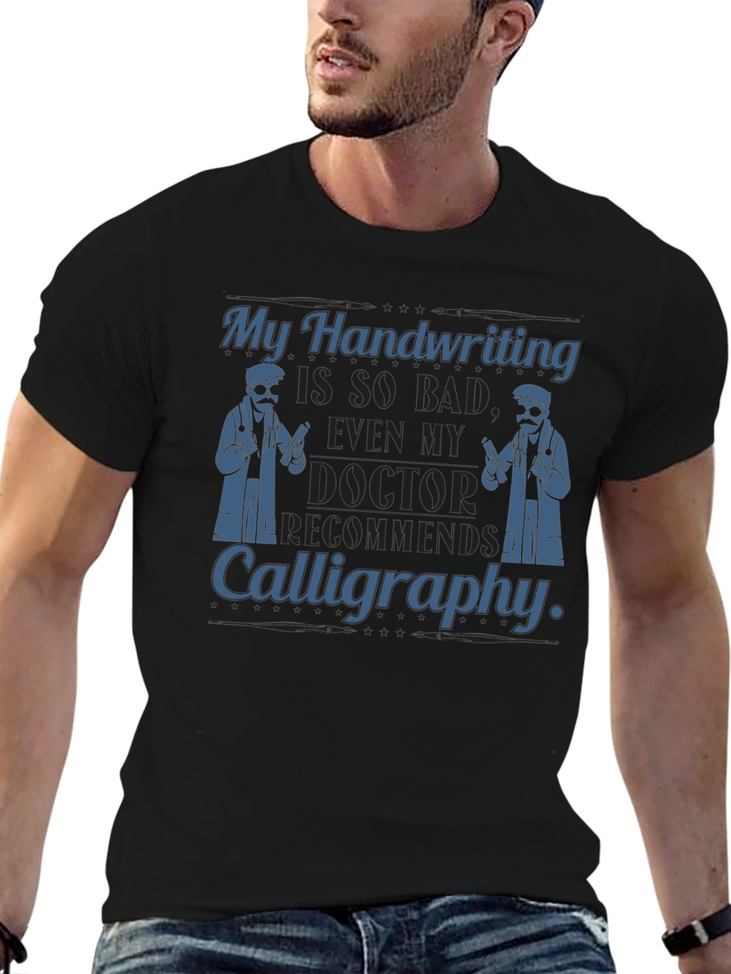 Humorous Handwriting Doctor T-Shirt