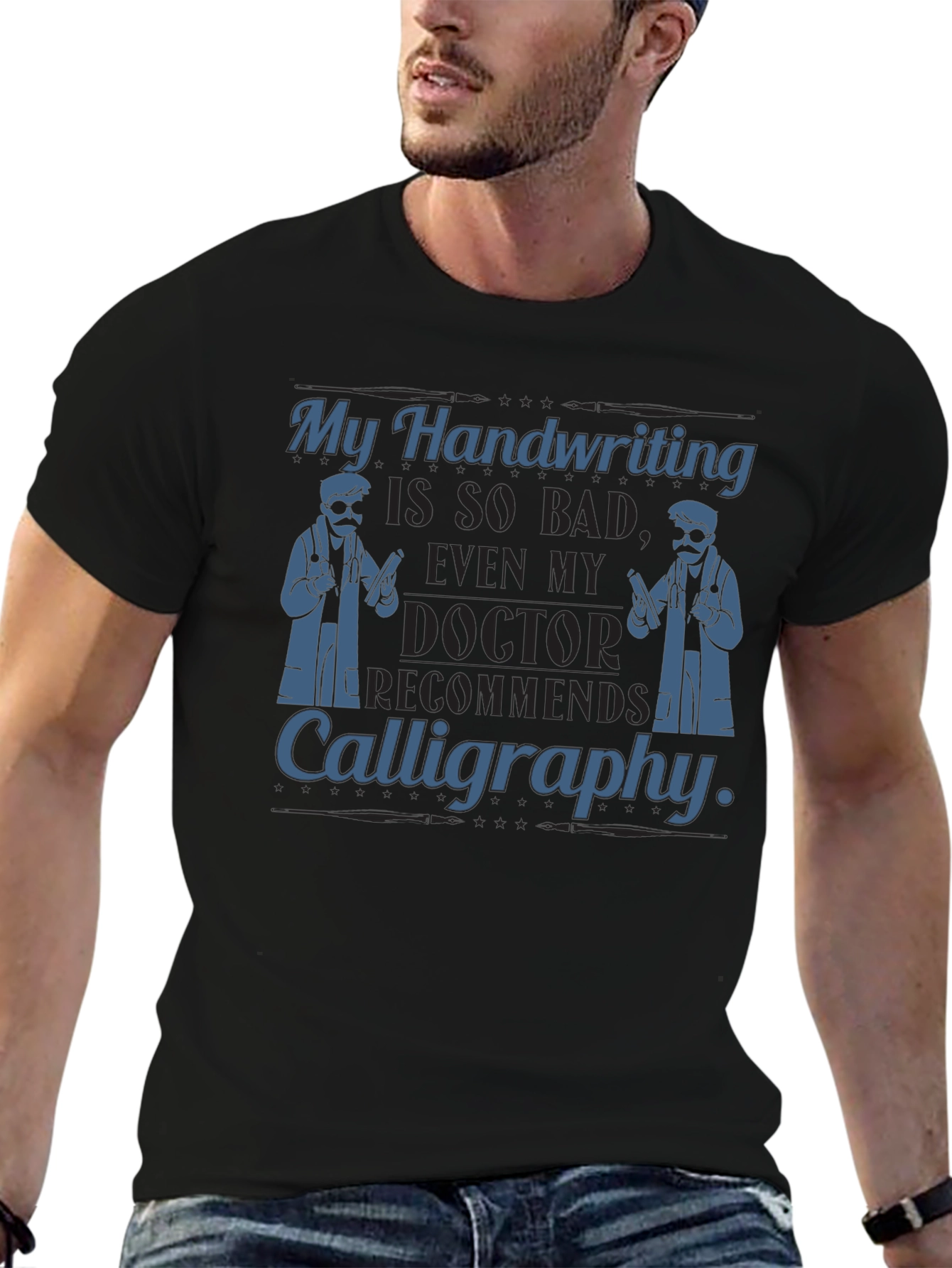 Humorous Handwriting Doctor T-Shirt