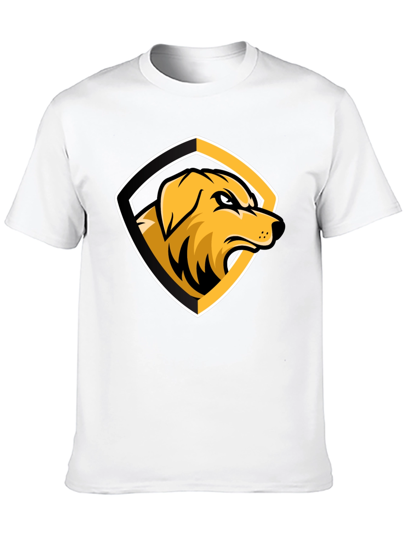 Dog Logo Graphic Black T-Shirt