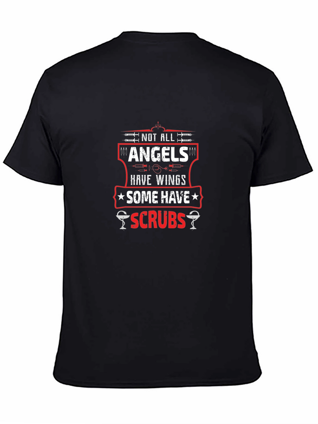 Angels Wear Scrubs Graphic Tee